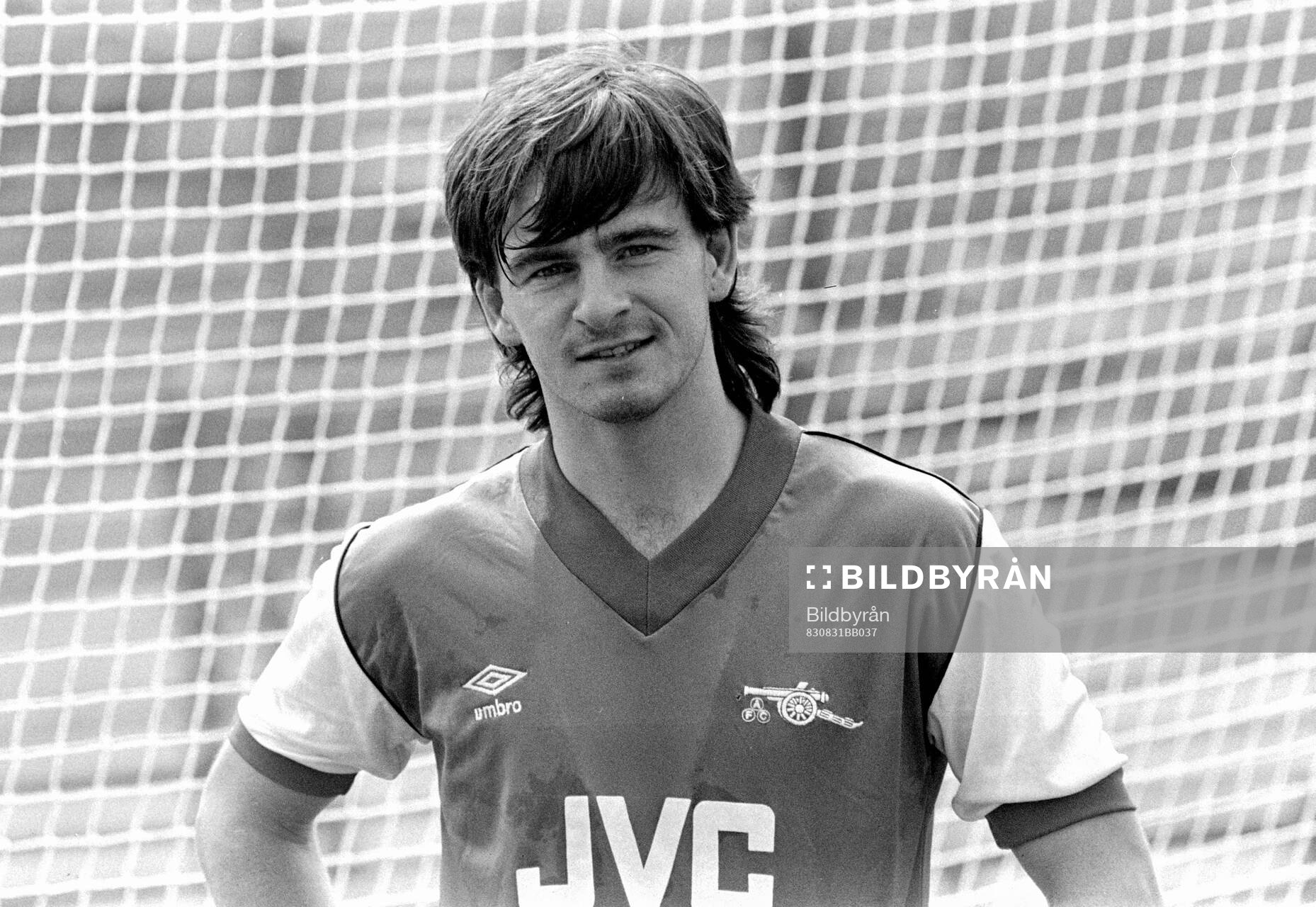 Football, English Division One 1983-84, Arsenal, Training session: Charlie Nicholas of Arsenal.