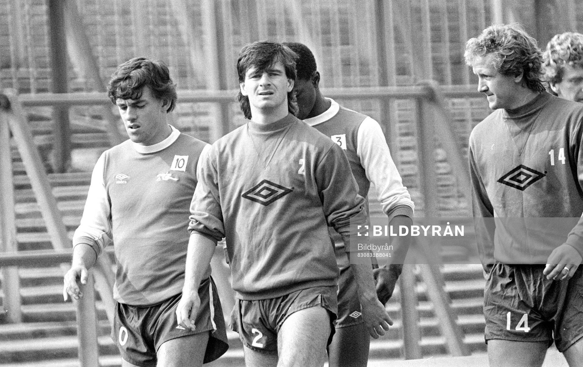 Football, English Division One 1983-84, Arsenal, Training session: Charlie Nicholas of Arsenal.