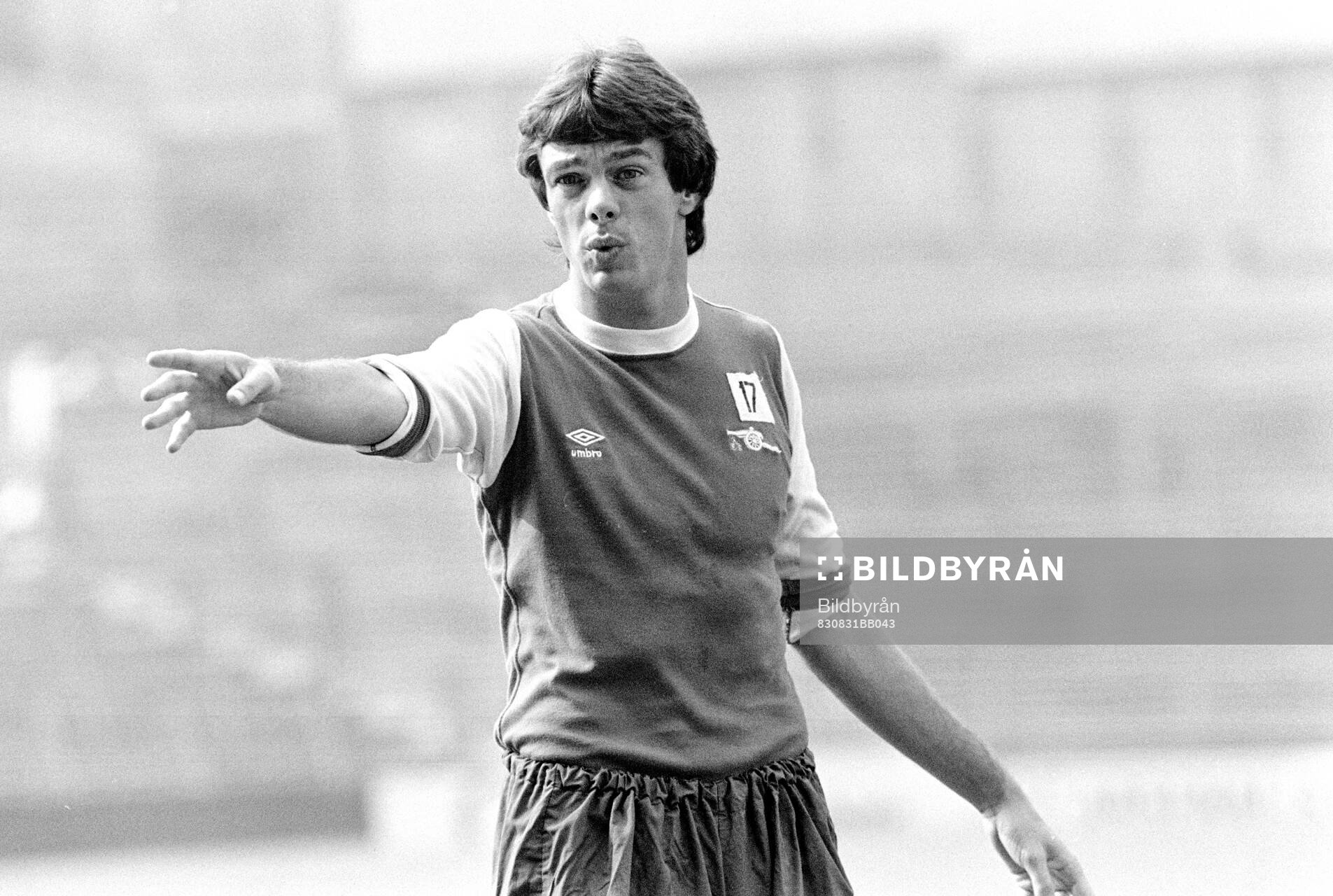 Football, English Division One 1983-84, Arsenal, Training session: David O’Leary of Arsenal.