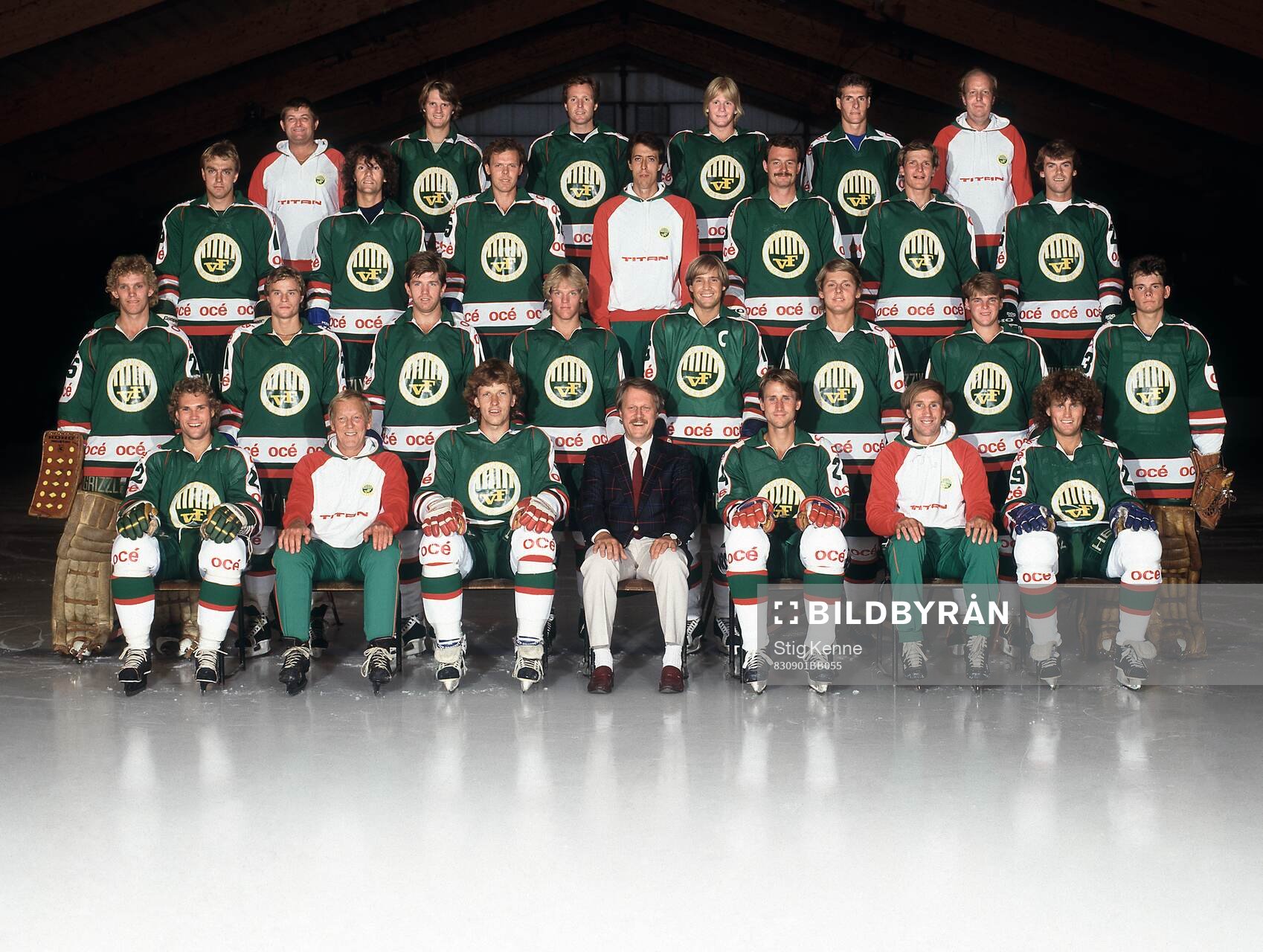 Spelare och personal i Frölunda