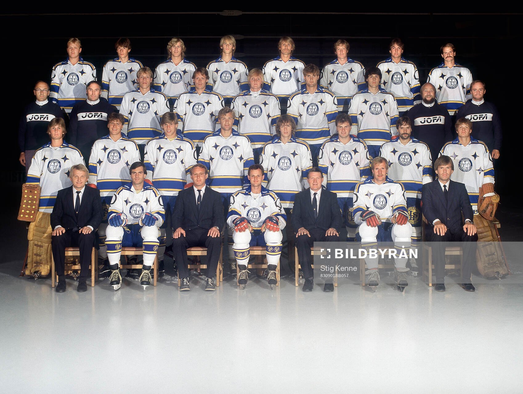 Spelare och personal i Leksand