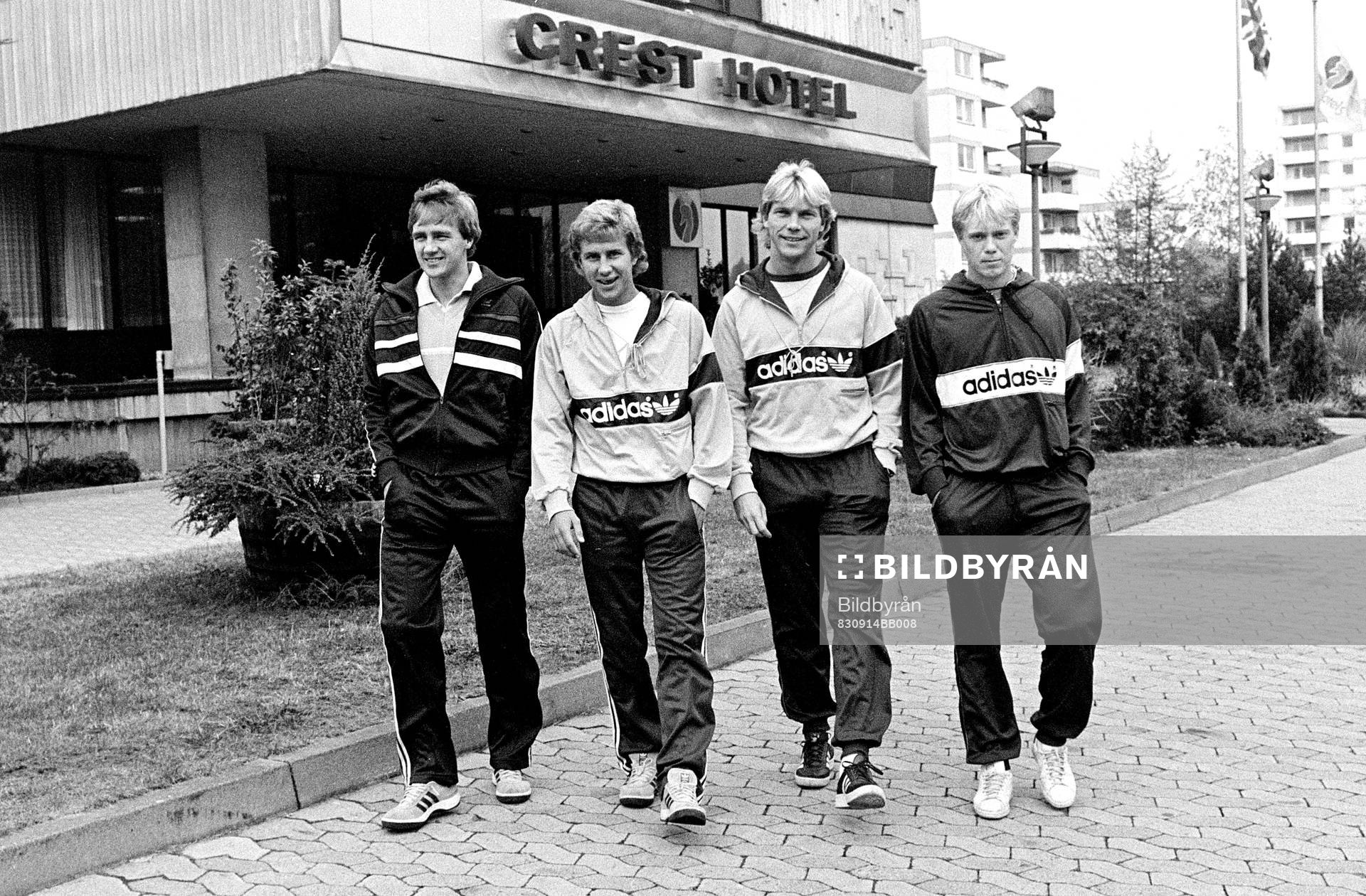 Torbjörn Persson, Anders Olsson, Thomas Sunesson och Lars