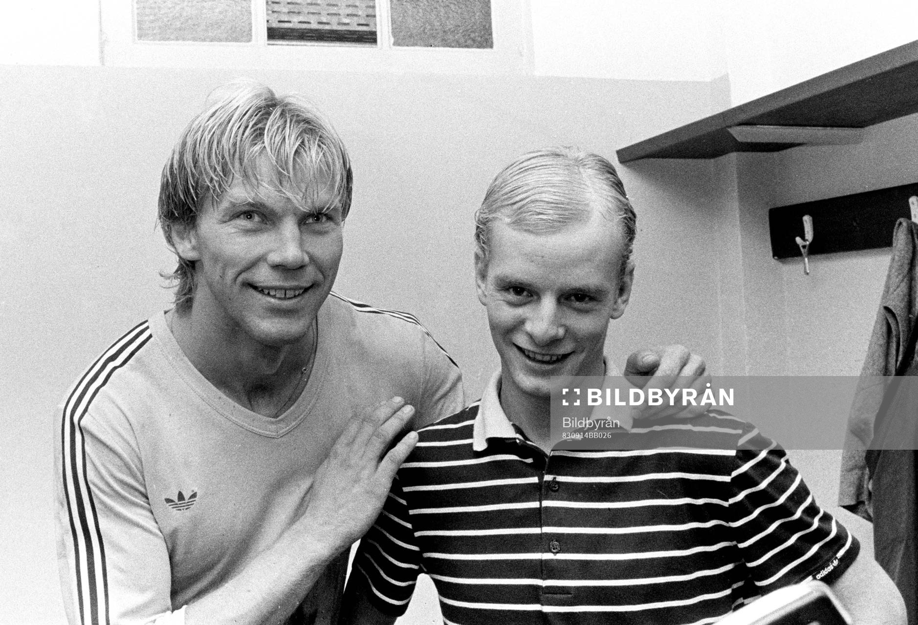 Malmös målskytt Thomas Sunesson och Anders Palmér