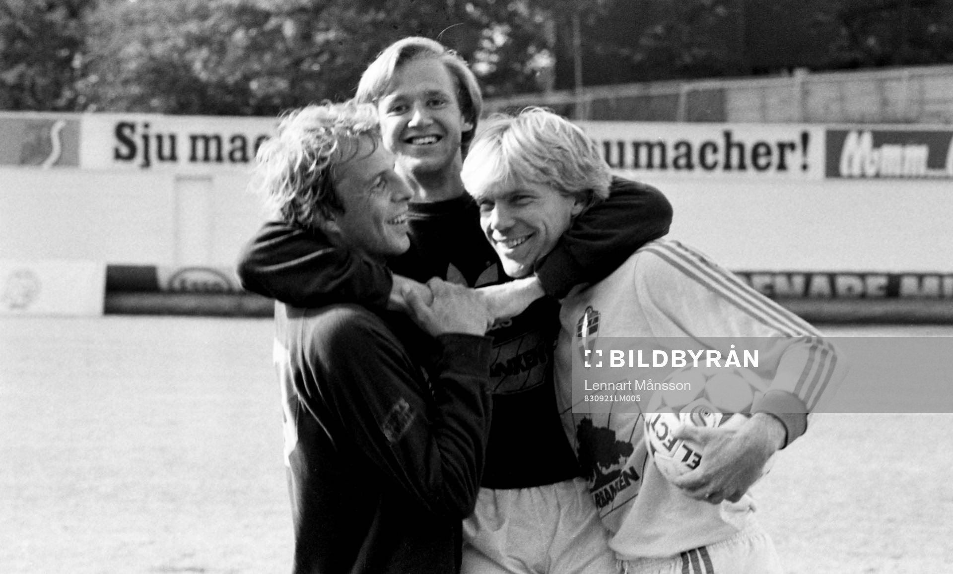 Tommy Holmgren, Dan Corneliusson och Thomas Sunesson,