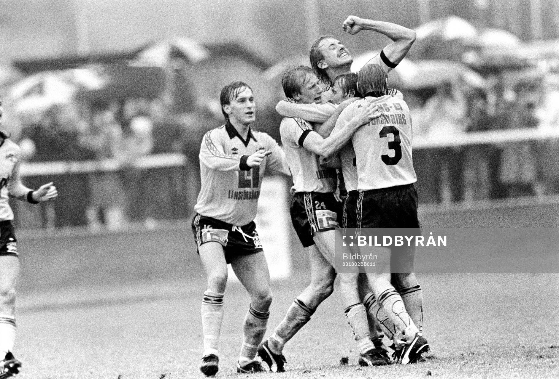 Jörgen Nylander, Alf Andersson, Hans Larsson och Rolf-Inge