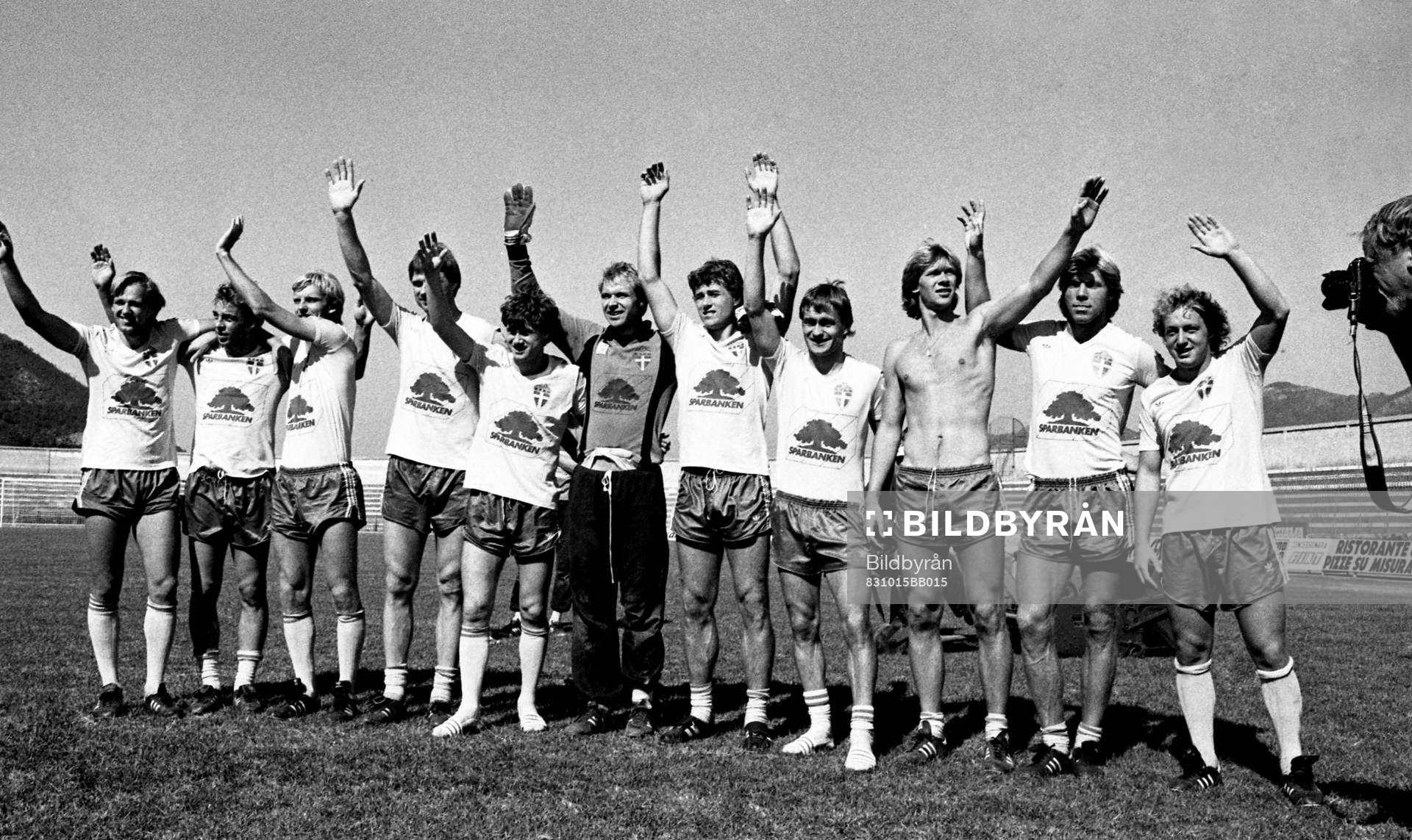Fr.v Dan Corneliusson, Tommy Holmgren, Ulf Eriksson, Sven