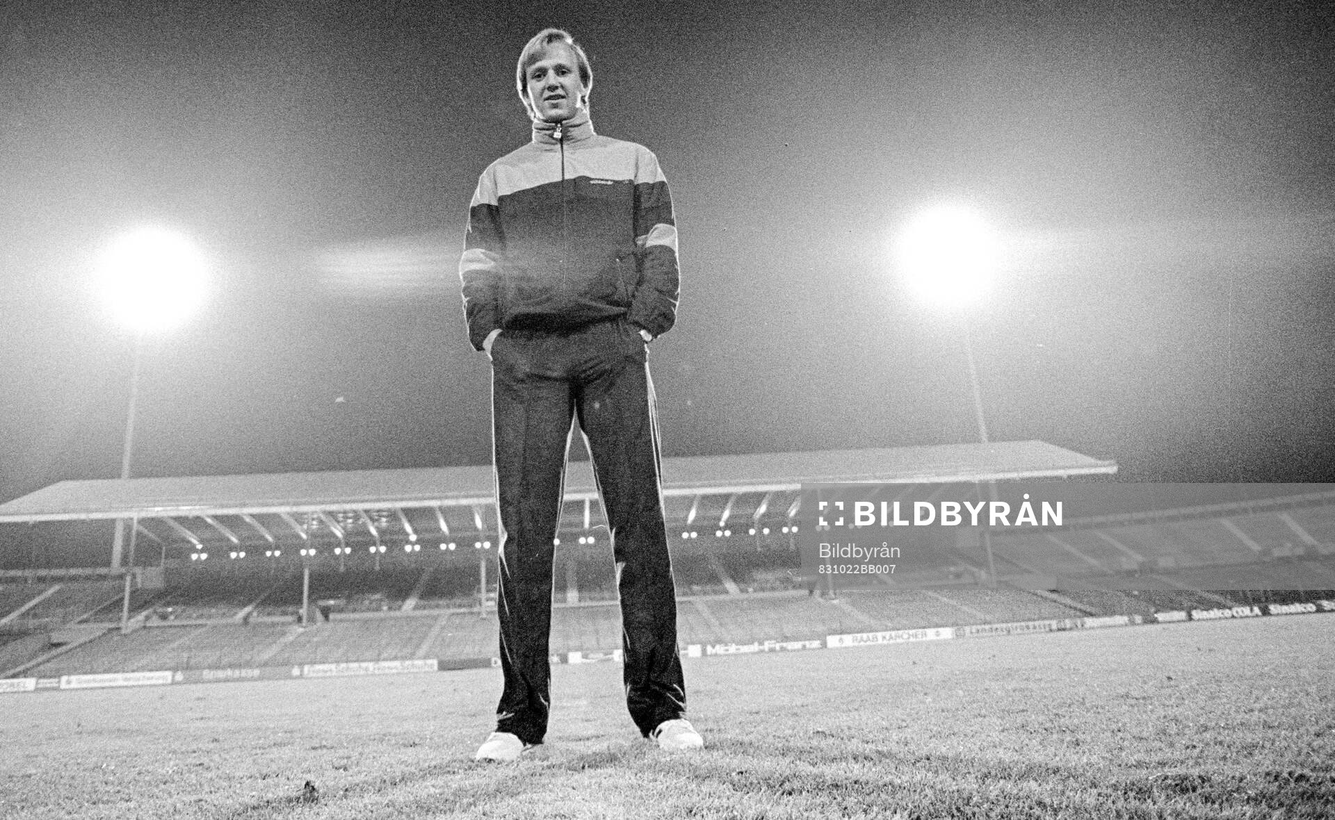 Football, Bundesliga 1983-1984, Stuttgart - Bayern Munich: Dan Corneliusson of Stuttgart.   