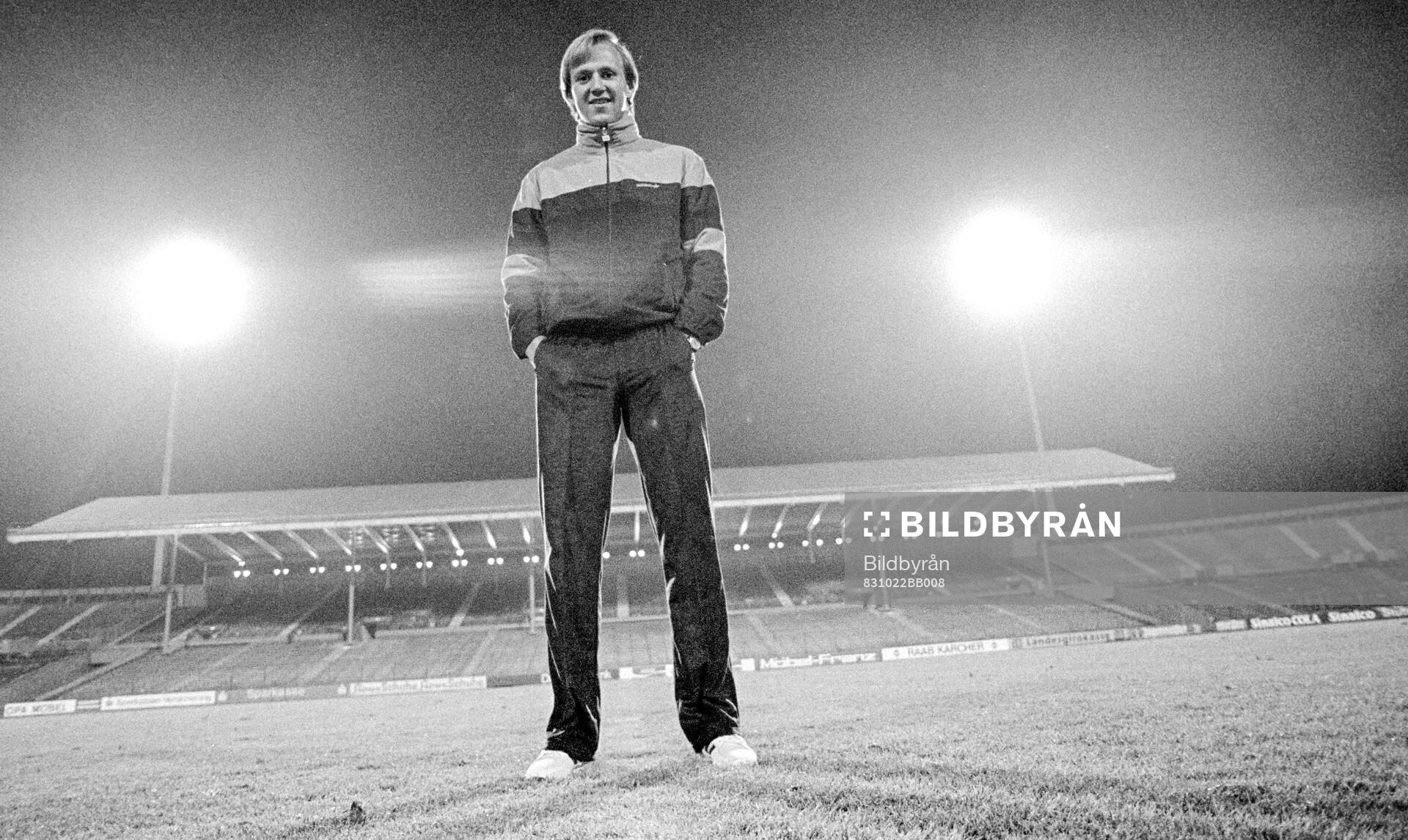 Football, Bundesliga 1983-1984, Stuttgart - Bayern Munich: Dan Corneliusson of Stuttgart.   