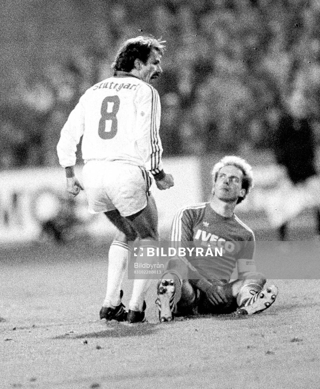 Football, Bundesliga 1983-1984, Stuttgart - Bayern Munich: Karl-Heinz Rummenigge of Bayern.   