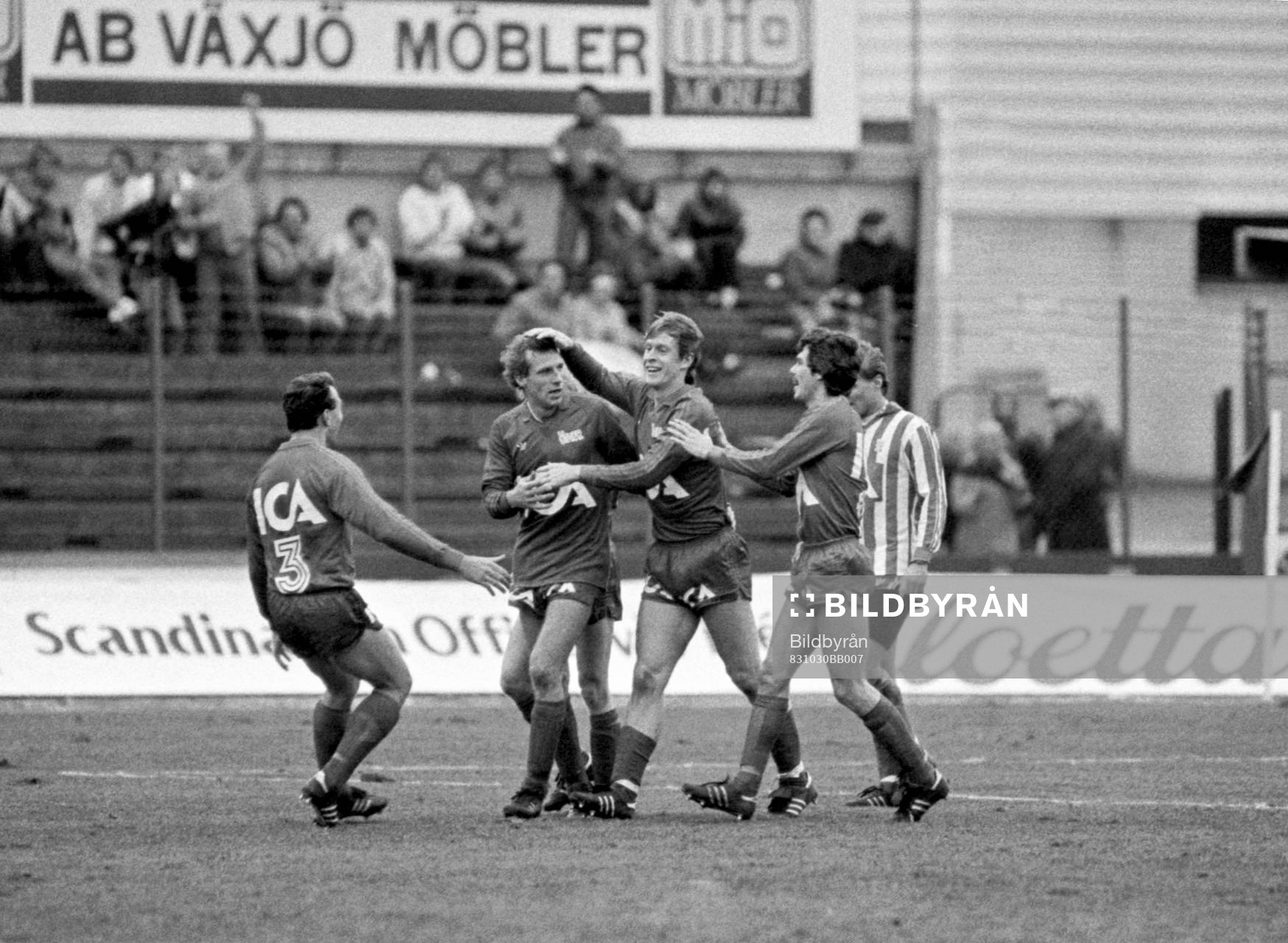 Östers Jan Mattsson och Peter Truedsson jublar