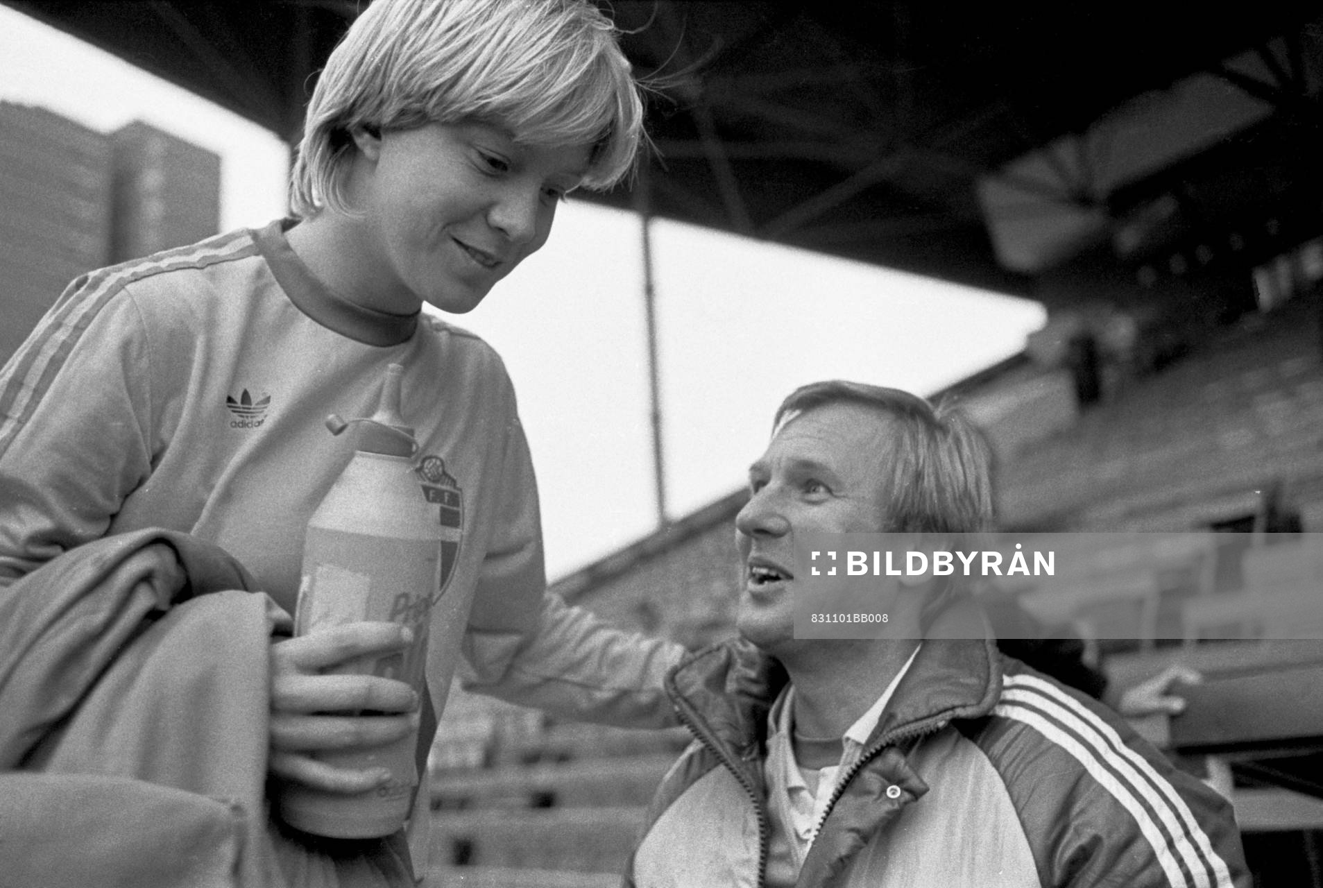 Helen Johansson och Ulf Lyfors, förbundskapten