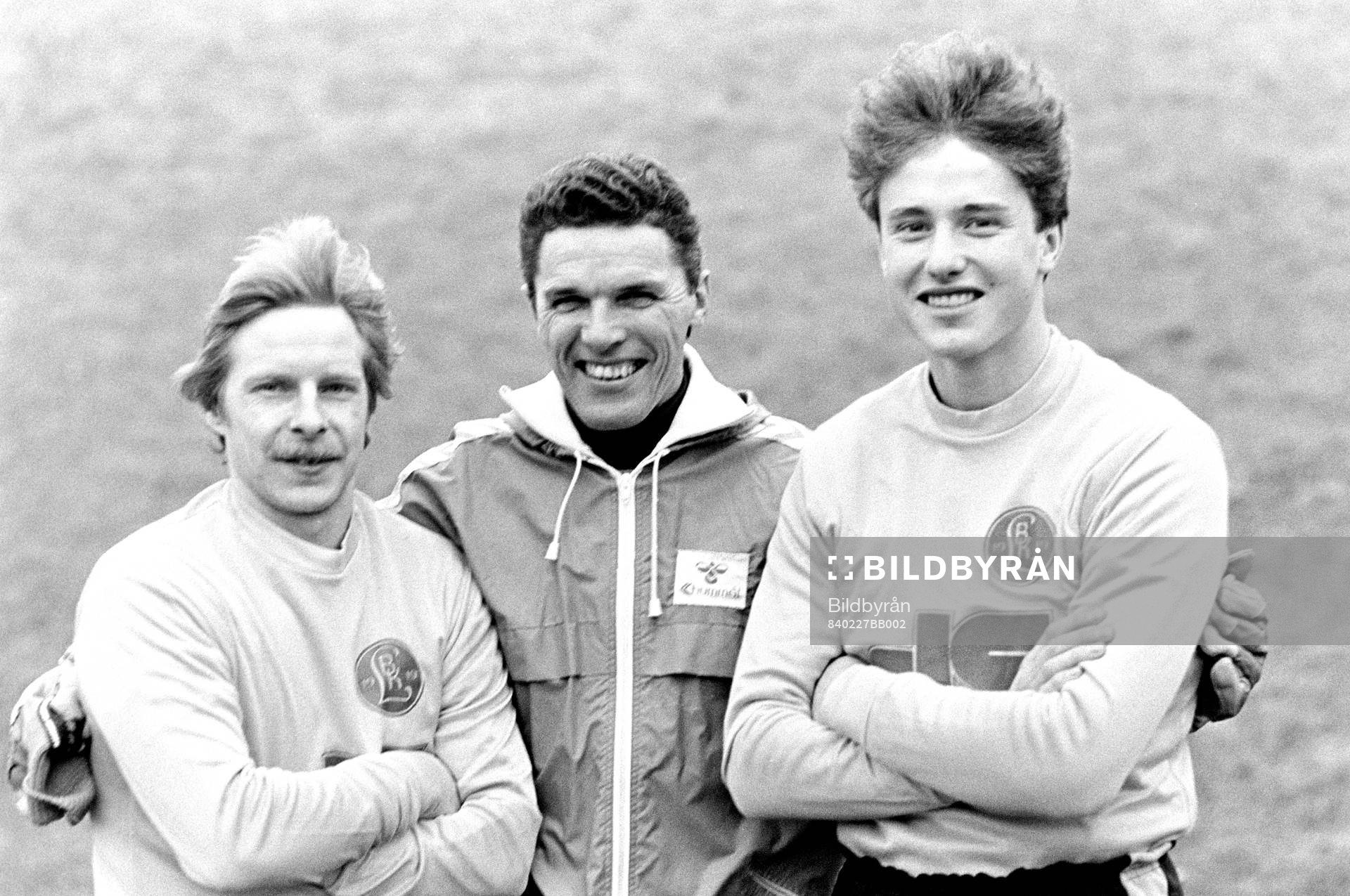 Leif Nilsson, Karl-Erik Hult, tränare och Roger Ljung