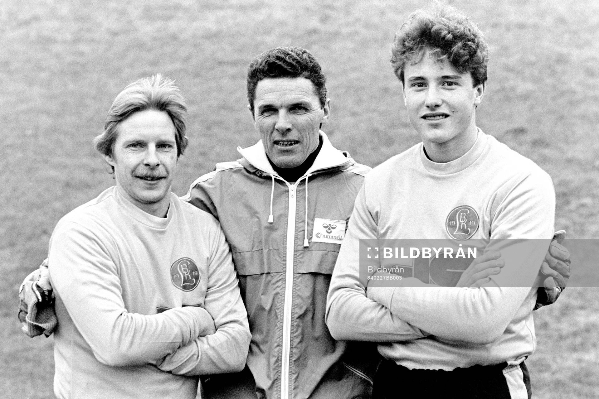 Leif Nilsson, Karl-Erik Hult, tränare och Roger Ljung