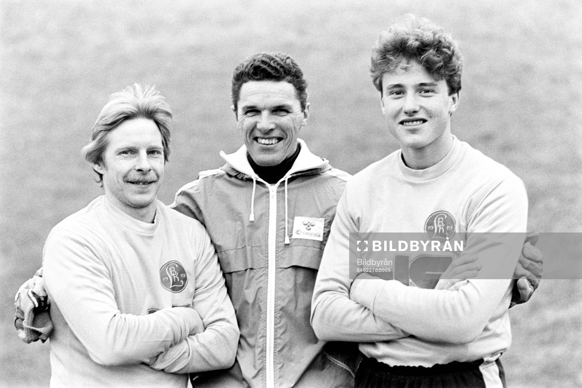 Leif Nilsson, Karl-Erik Hult, tränare och Roger Ljung
