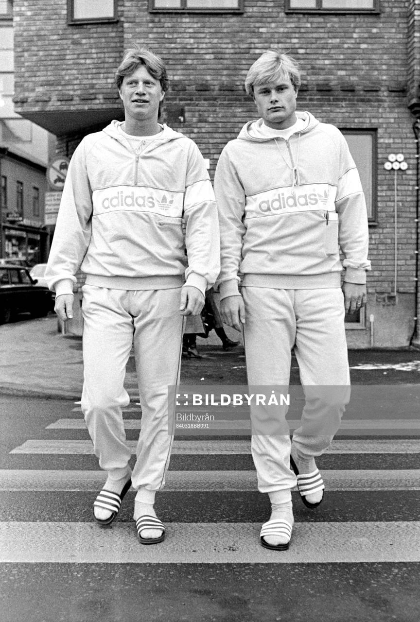 Stefan Pettersson och Peter Larsson på stan