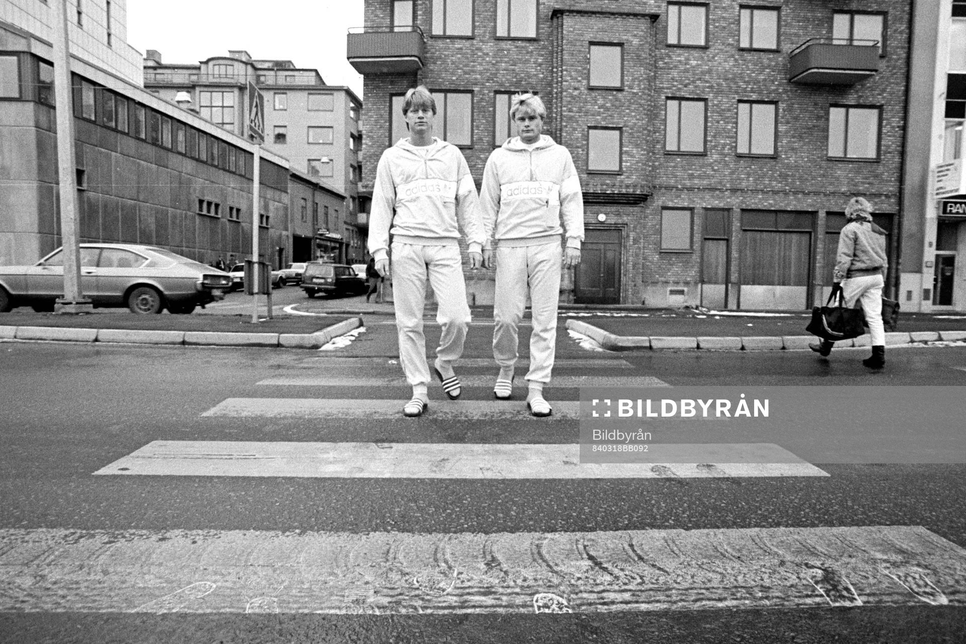 Stefan Pettersson och Peter Larsson på stan