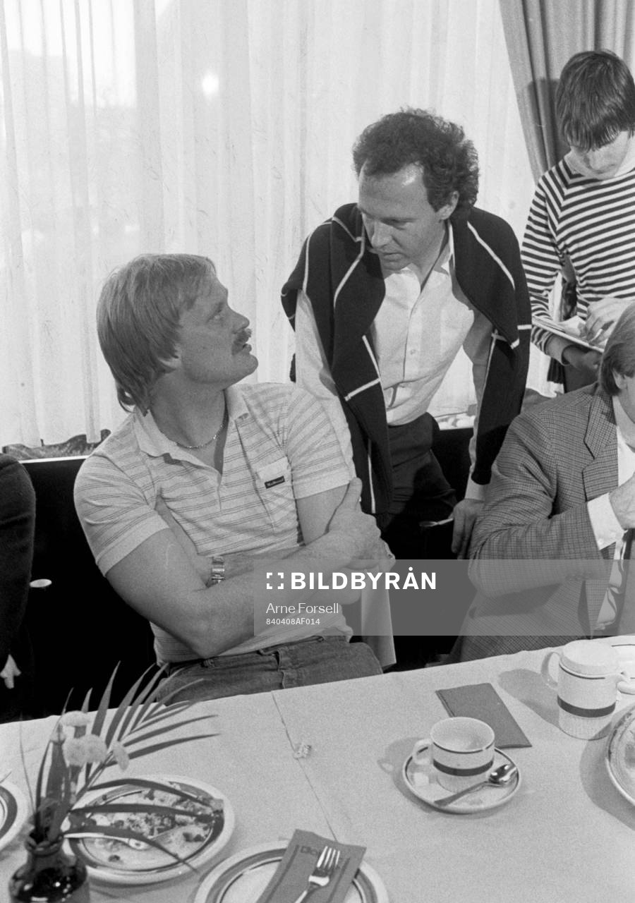 Ronnie Hellström och Franz Beckenbauer