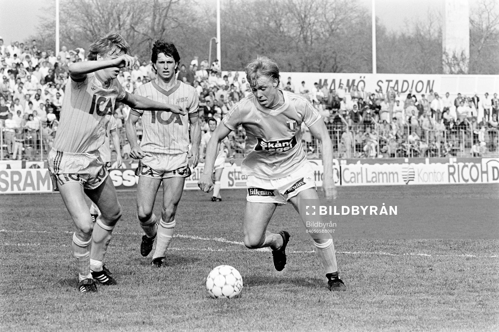 Lars Larsson, Malmö med bollen