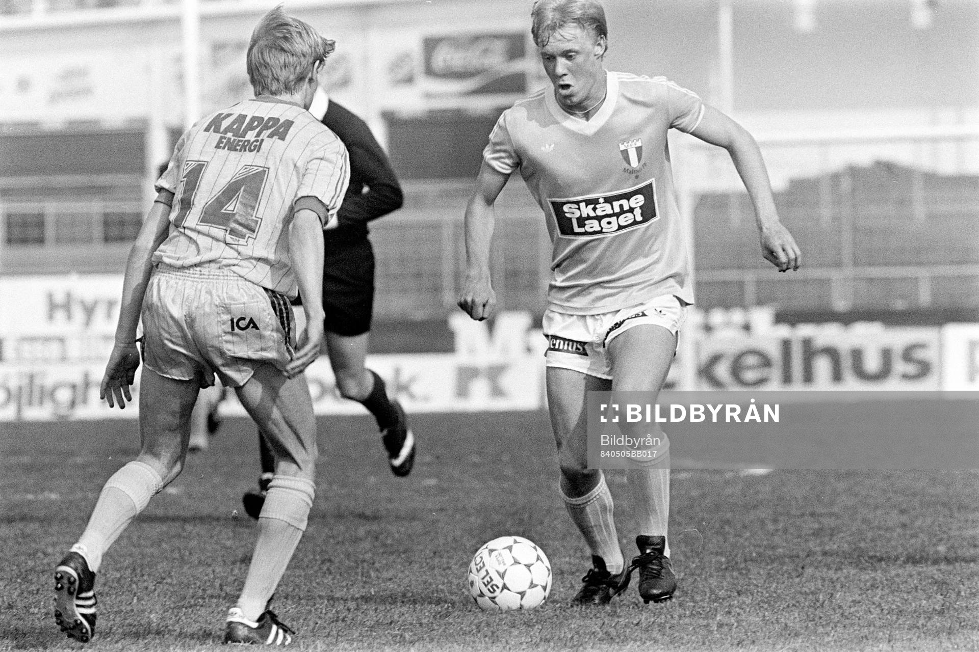 Lars Larsson, Malmö med bollen