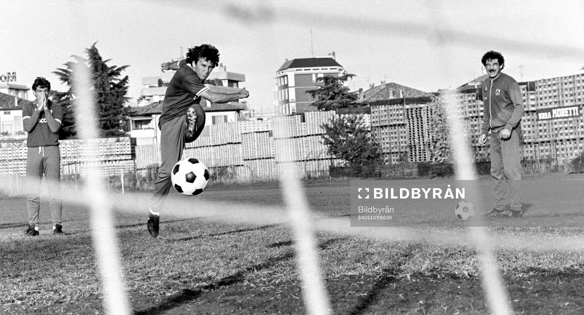 Zico at Udinese training session