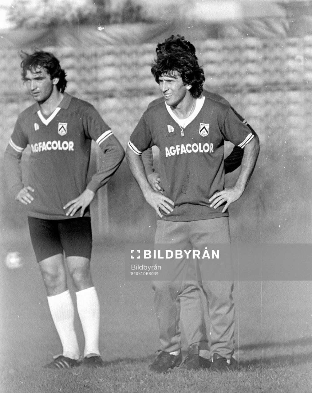 Zico at Udinese training session