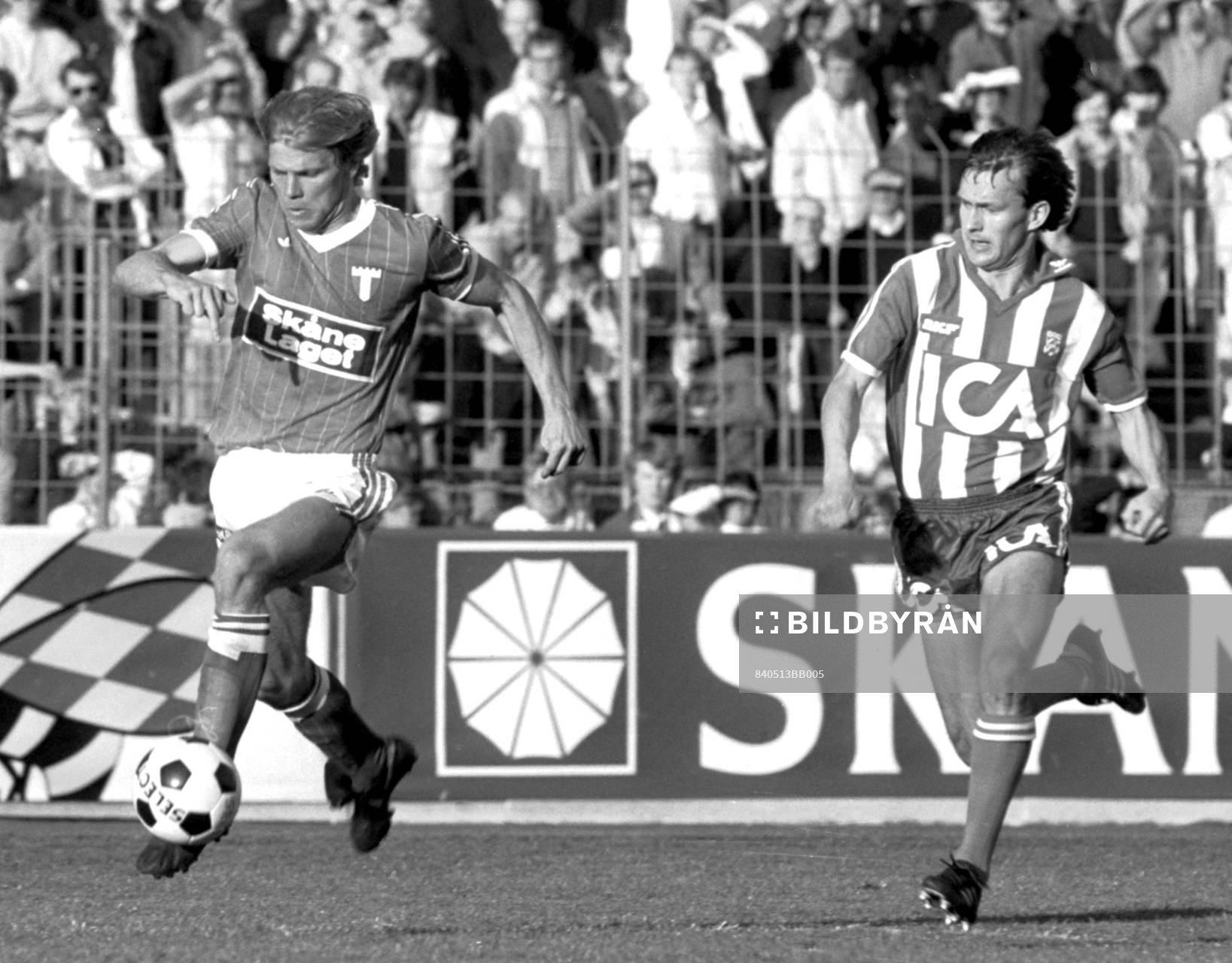 Thomas Sunesson, Malmö jagas av Stig Fredriksson, Göteborg