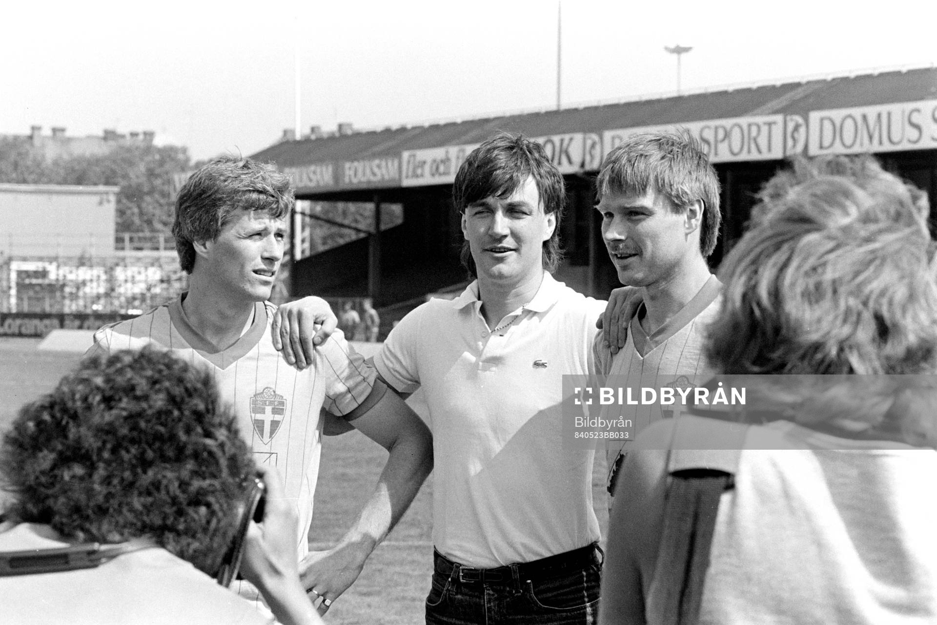 Glenn Hysén, Ralf Edström och Sven Dahlqvist