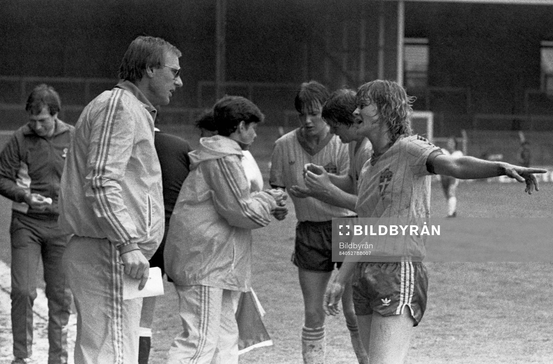 Ulf Lyfors, förbundskapten och Pia Sundhage