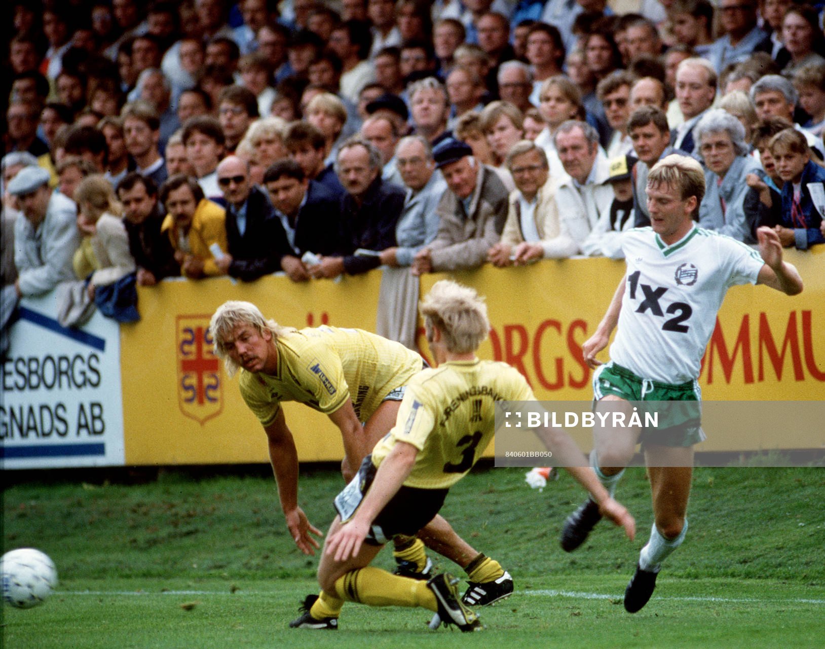 Fotboll, Mjällby - Hammarby, Hans Larsson, Mjällby och