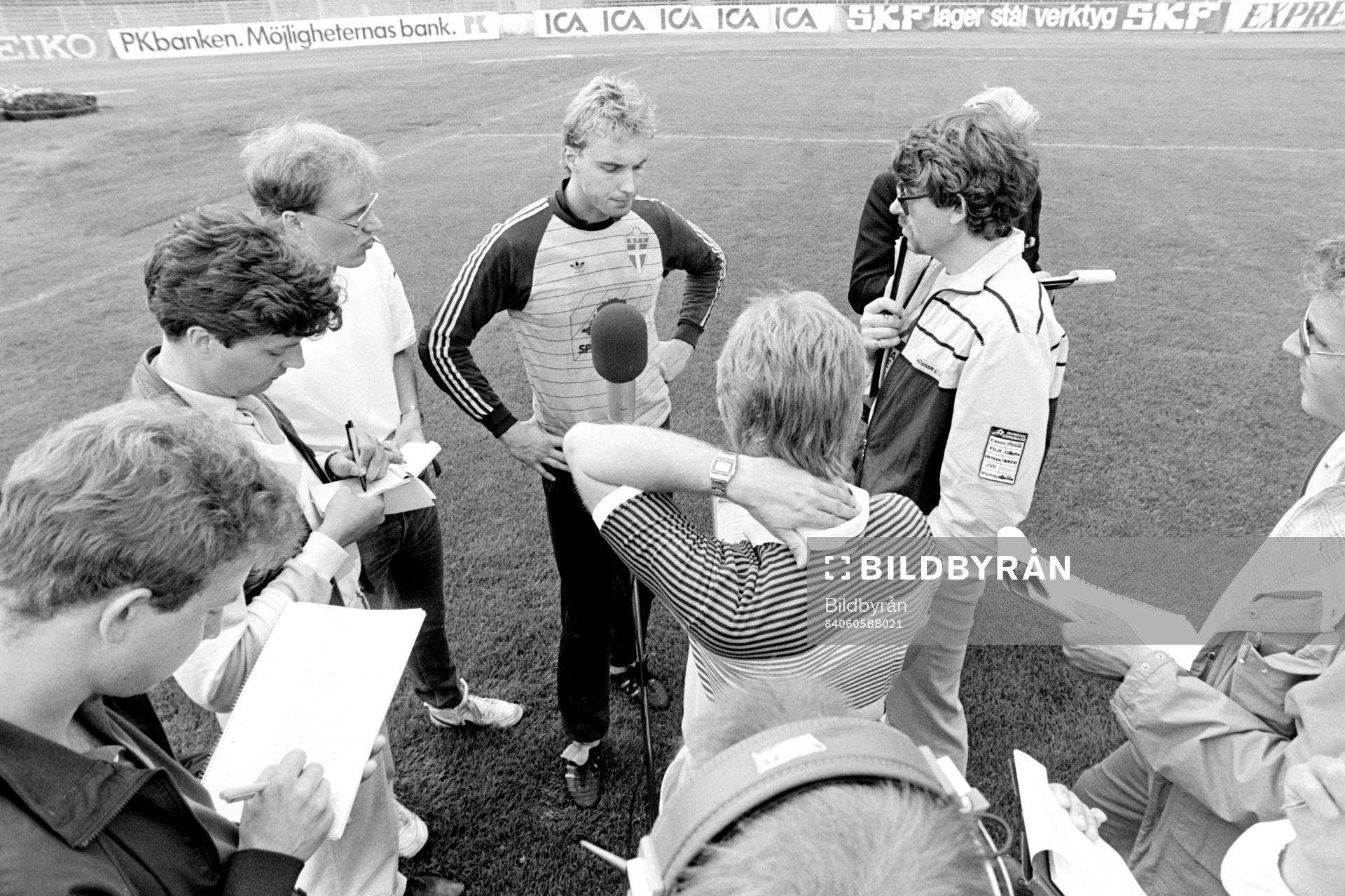 Bernt Ljung, målvakt i centrum