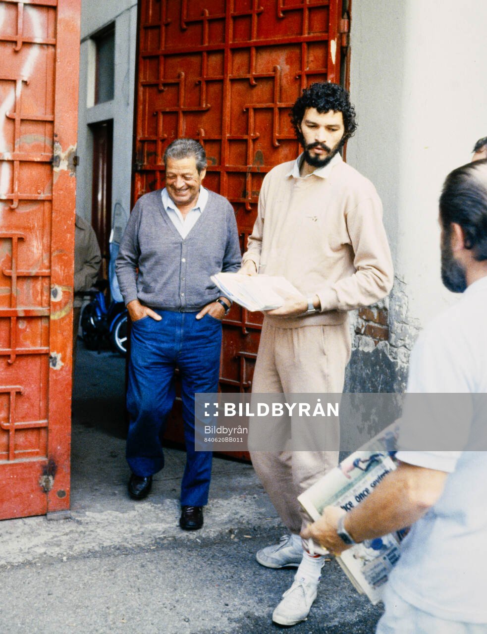 Socrates of Fiorentina talking to fans in Florence, Italy