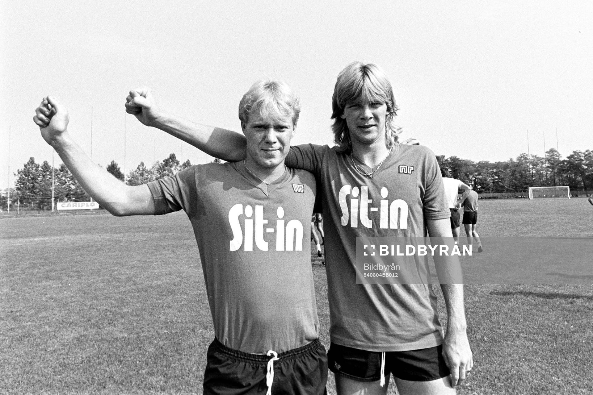 Lars Larsson på träning