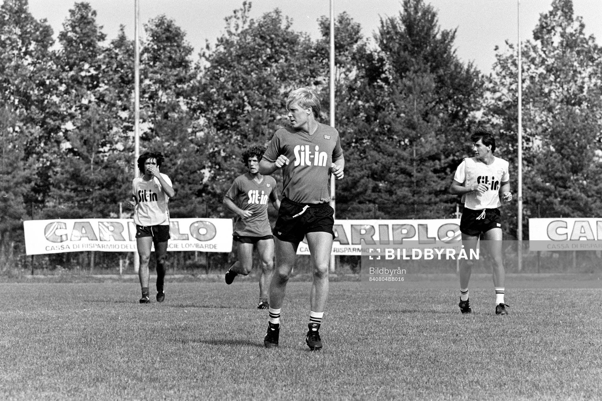 Lars Larsson på träning
