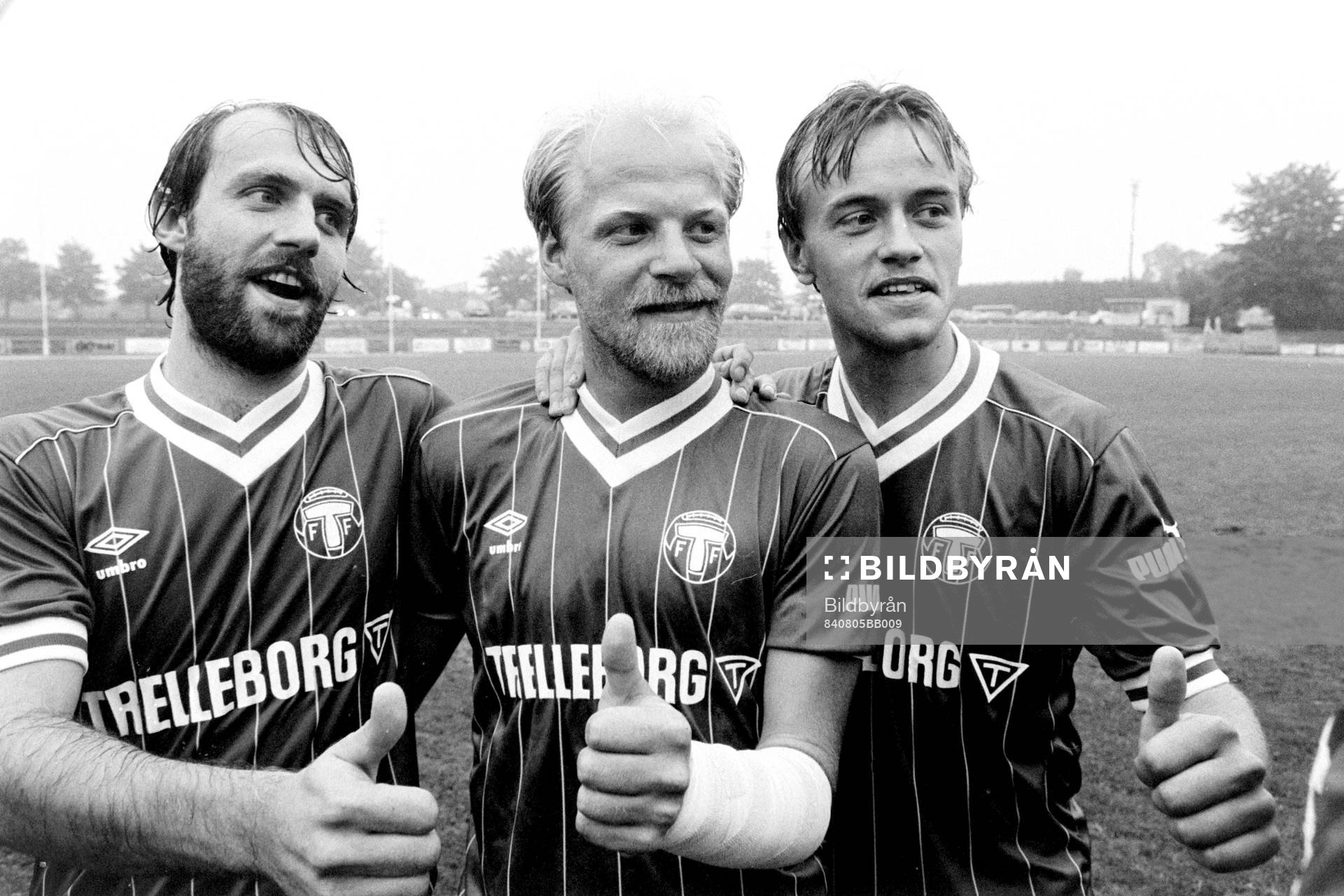 Trelleborgs målskyttar jublar