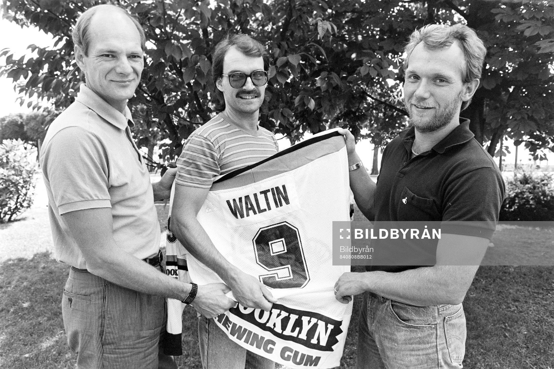 John Slettvoll, tränare, Mats Waltin och Kent Johansson