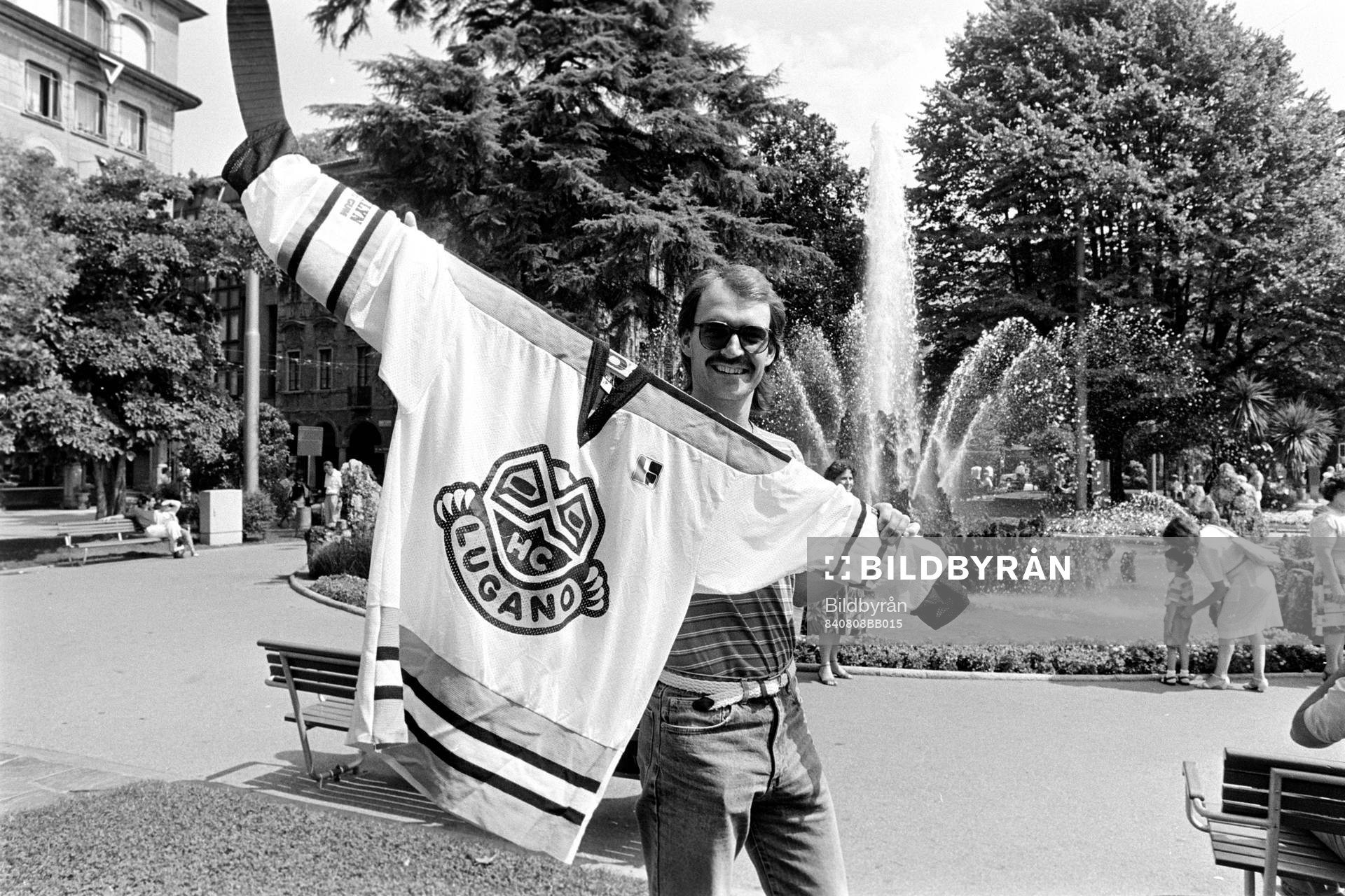 Mats Waltin med tröjan