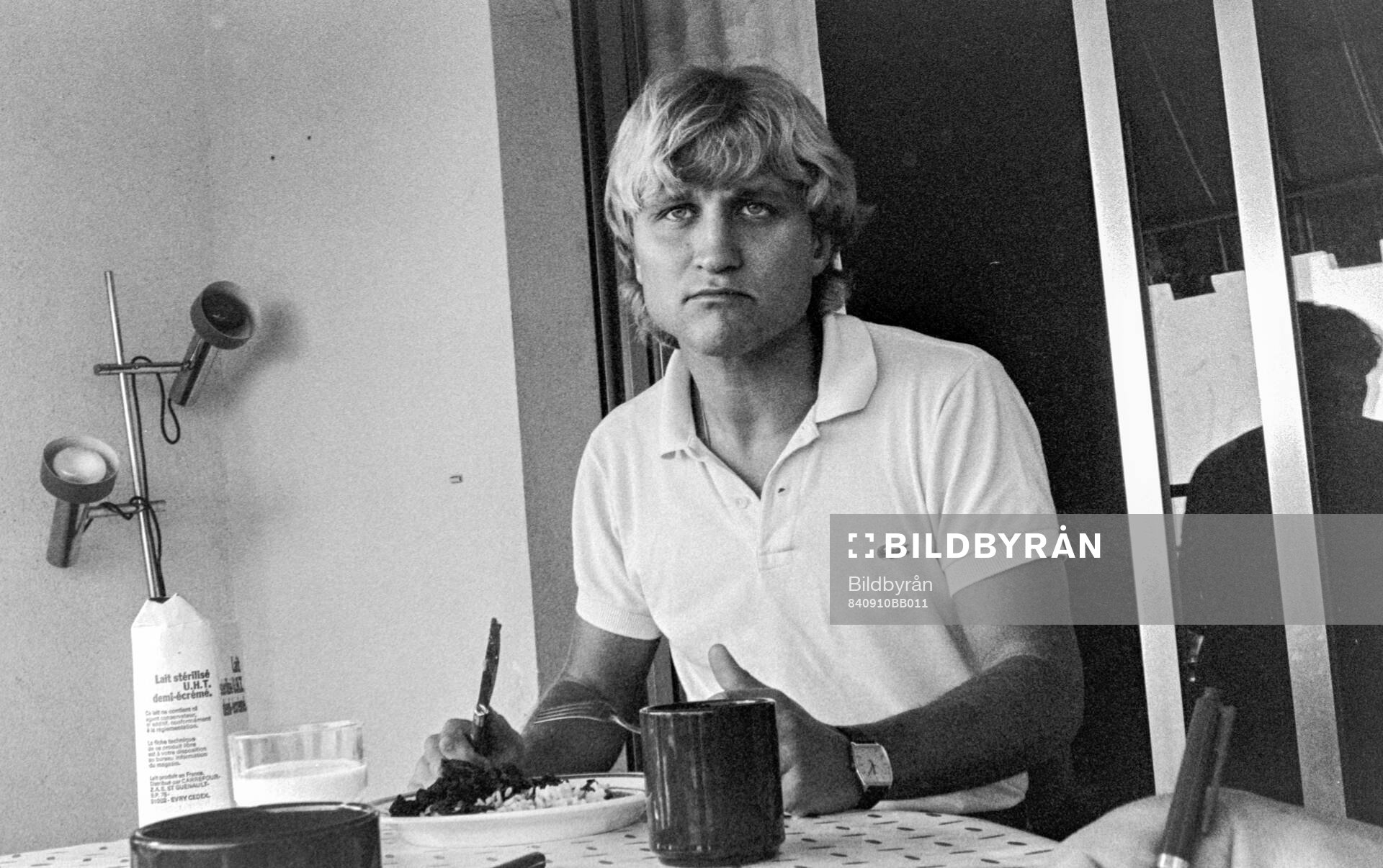 Thomas Larsson of Nice at breakfast