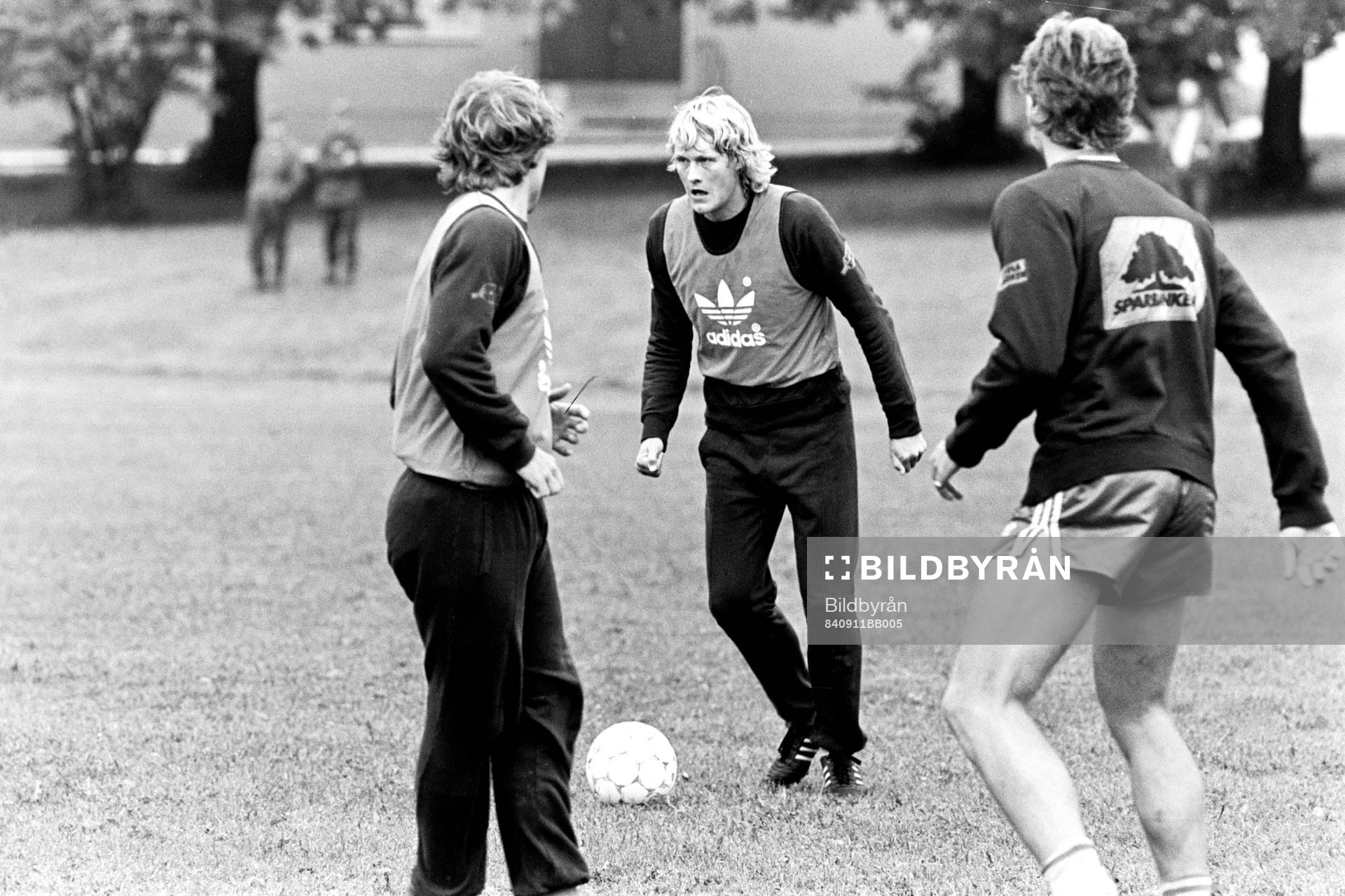 Håkan Sandberg med bollen