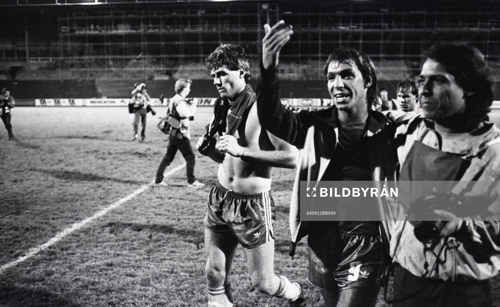 Glenn Hysen, Sverige, depp och Gomes, Portugal, jubel,