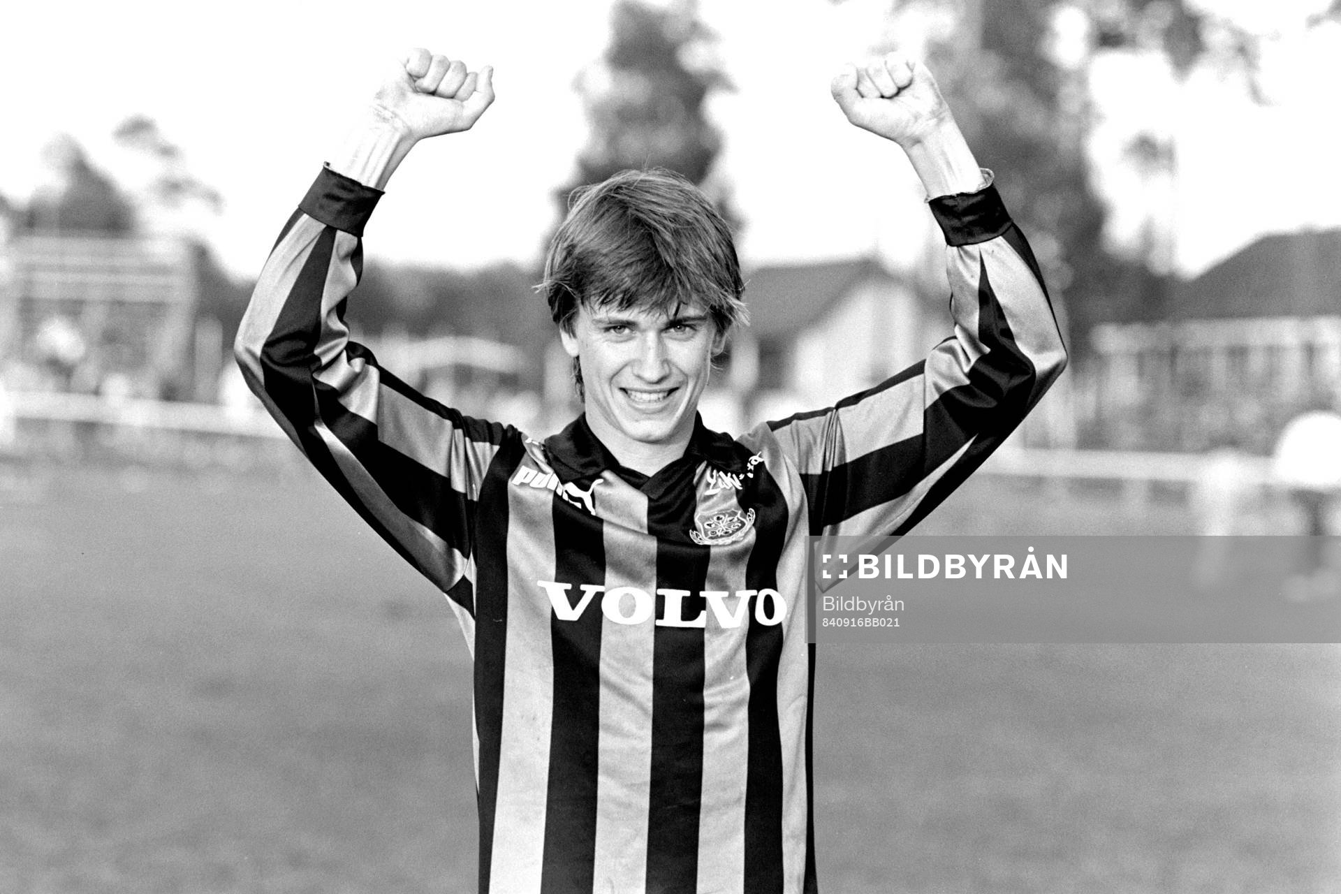 Gais målskytt Ulf Köhl jublar