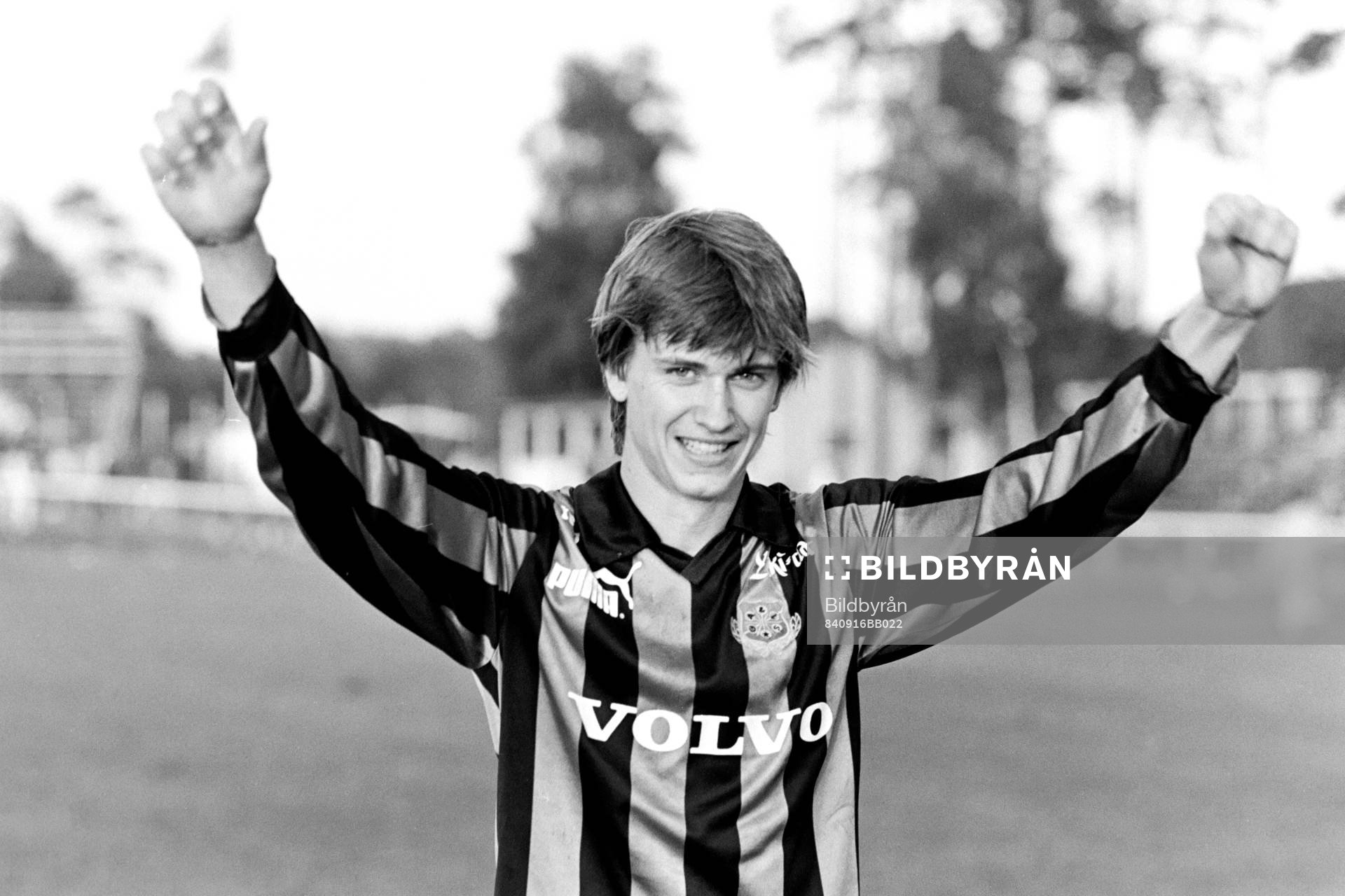 Gais målskytt Ulf Köhl jublar