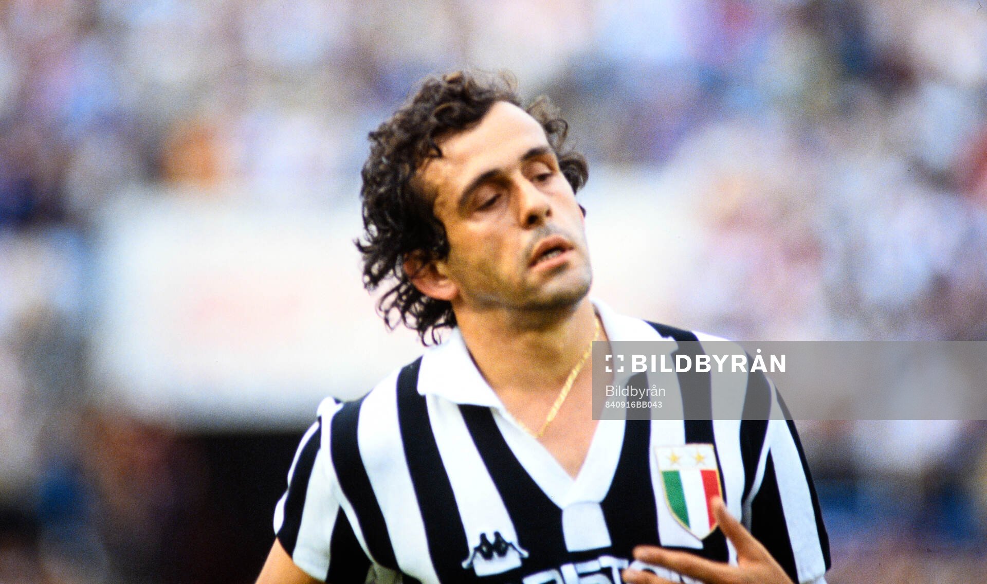 Como - Juventus: Michel Platini of Juventus