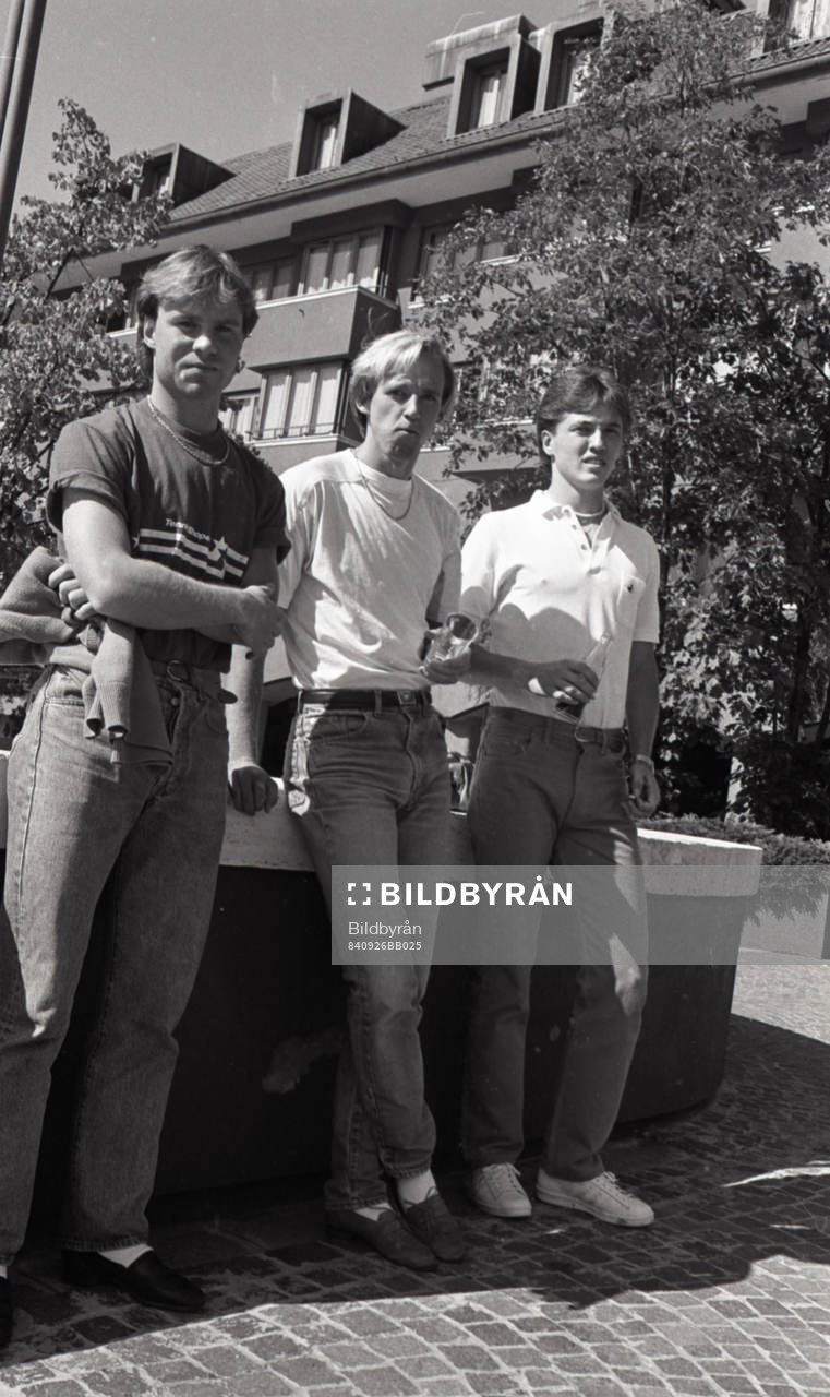 Hans Holmqvist, Dan Corneliusson och Mats Gren