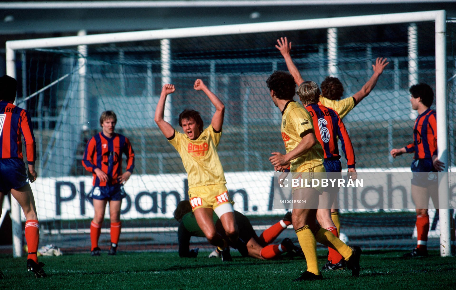 Fotboll, Mjällby, jubel