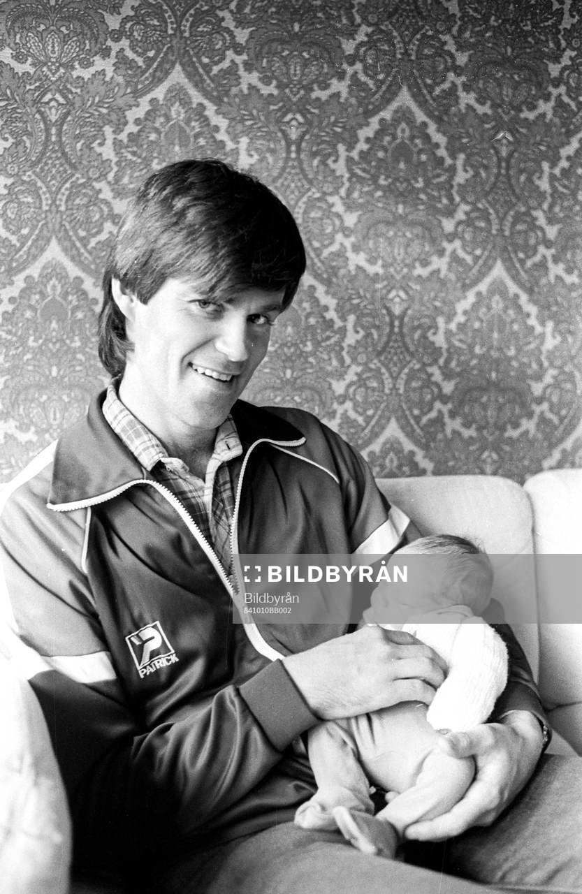 Nanne Bergstrand med familj