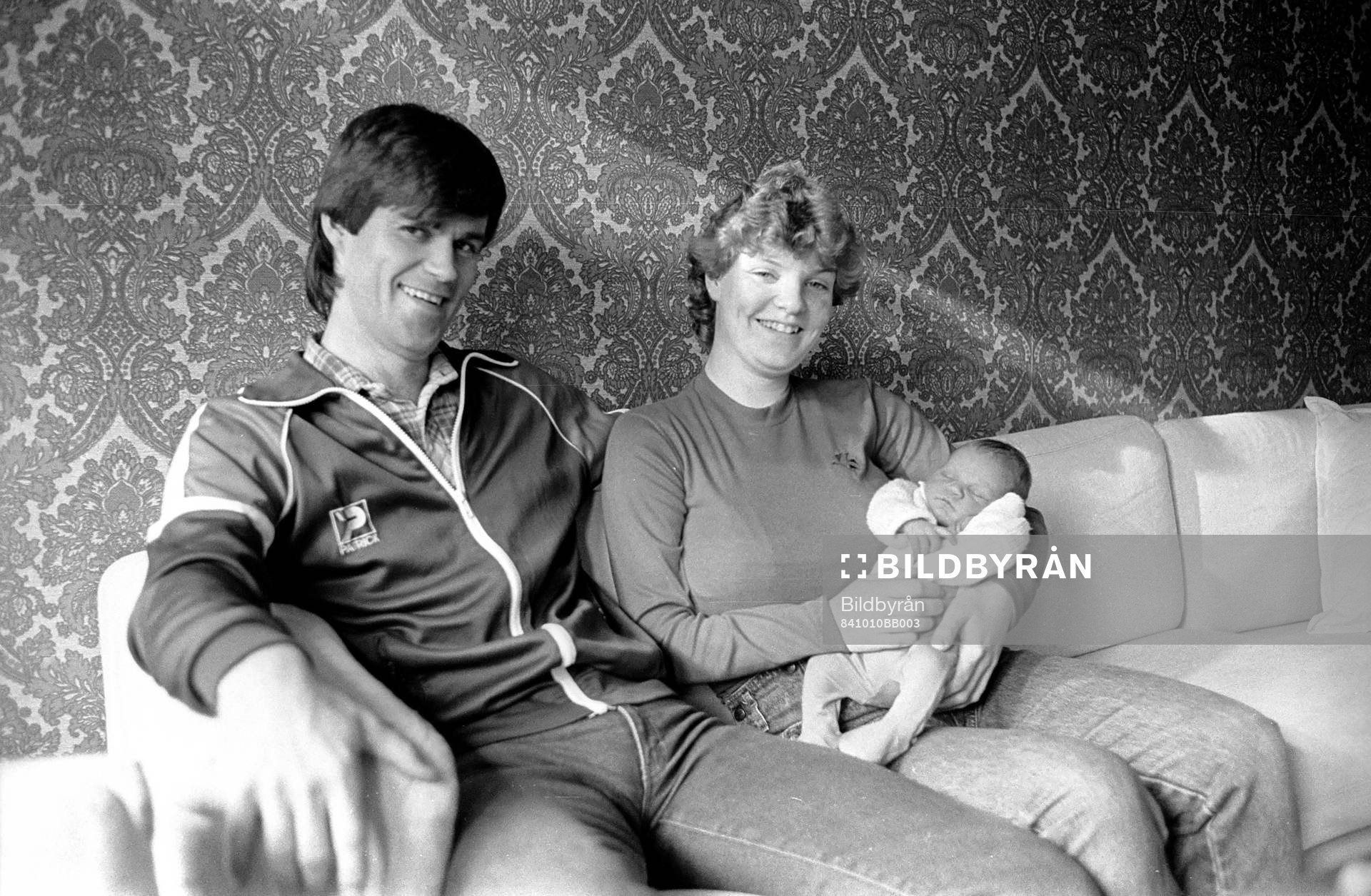 Nanne Bergstrand med familj