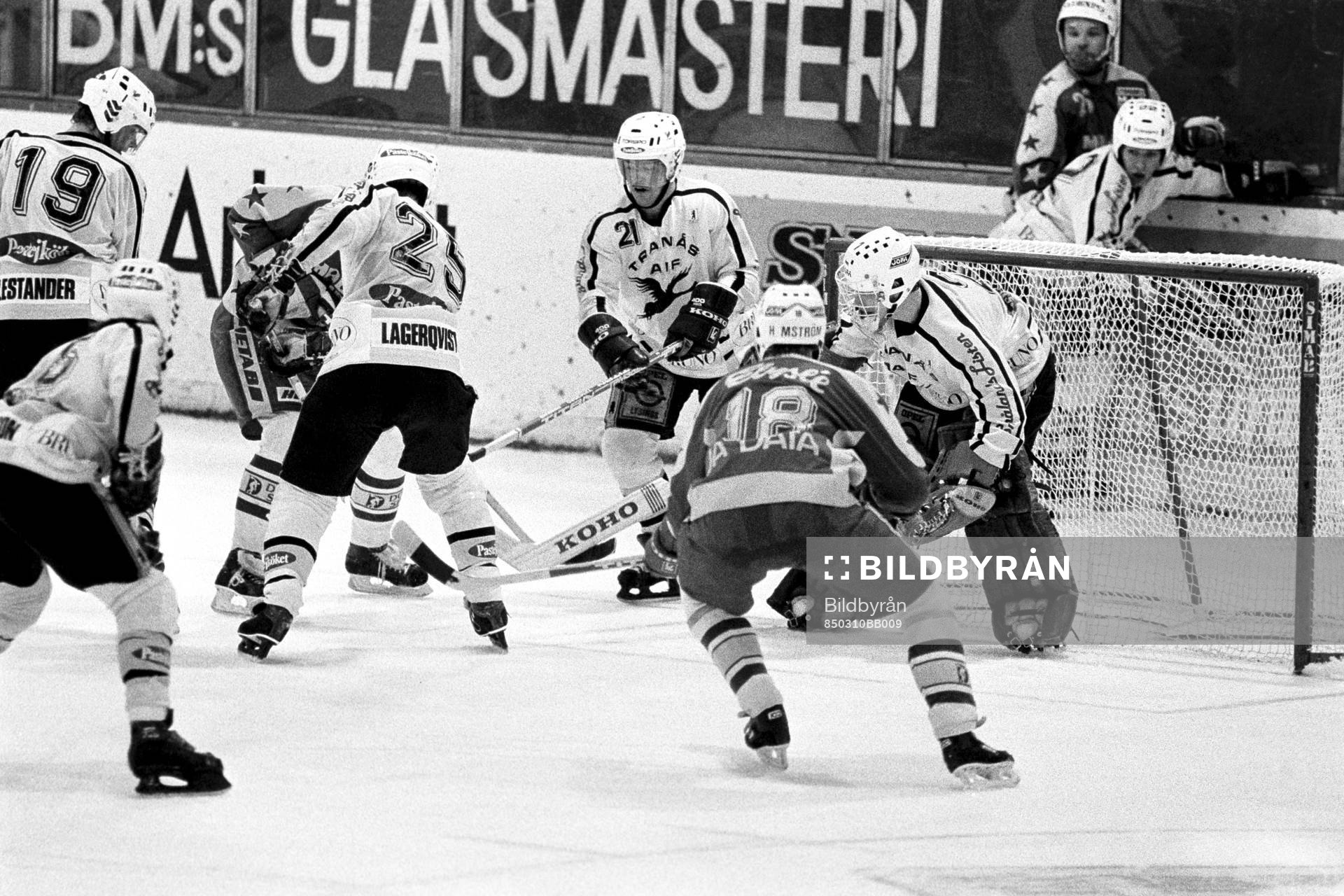 Johan Hemström, Malmö framför Tranås målbur