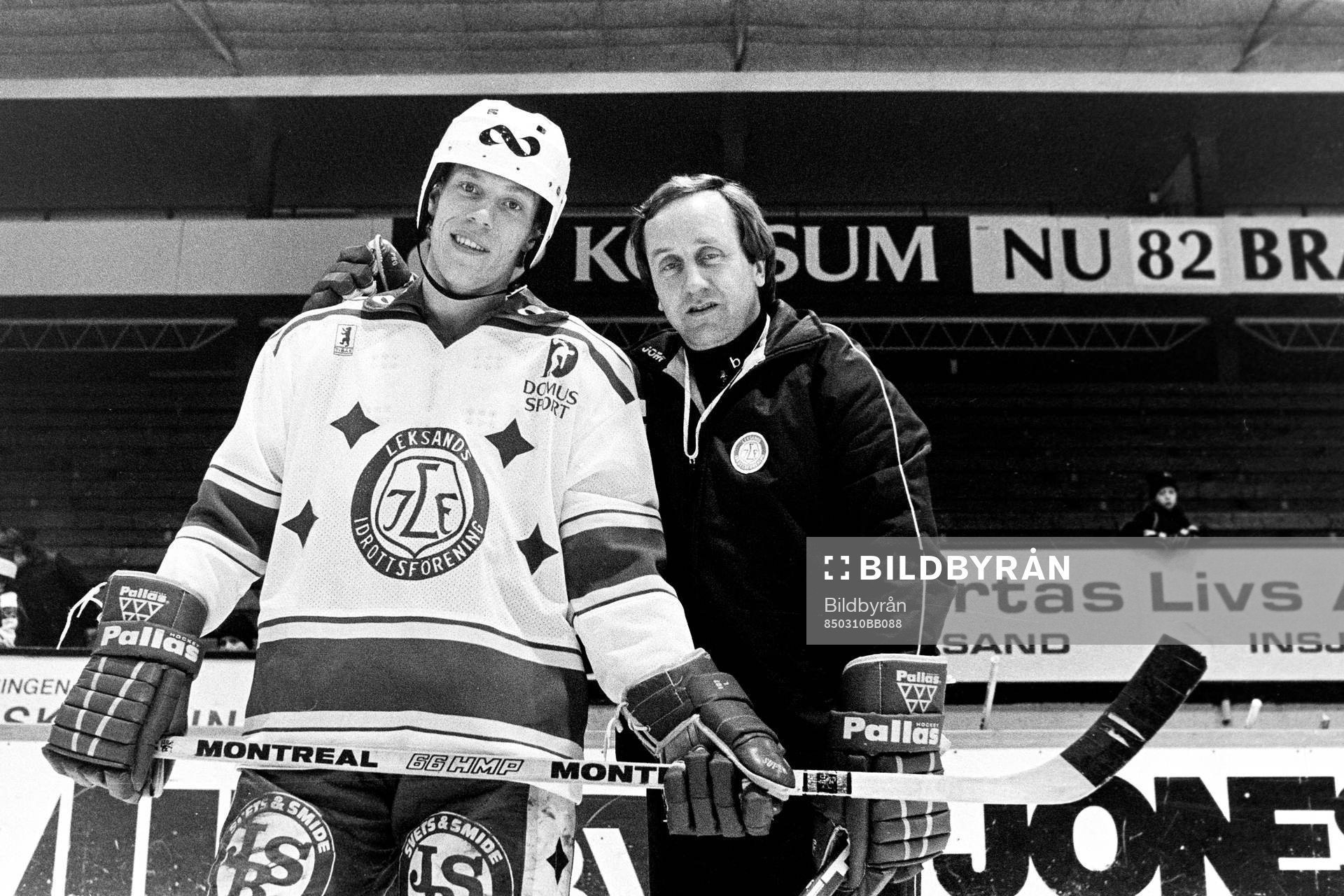 Jonas Bergqvist och Dan Söderström, tränare i Leksand