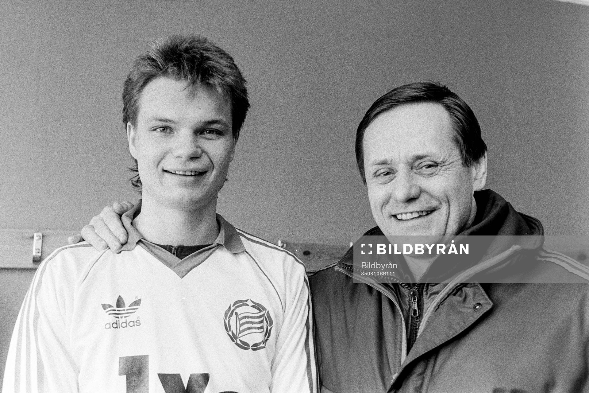 Peter Uhlbäck och Björn Bolling, tränare