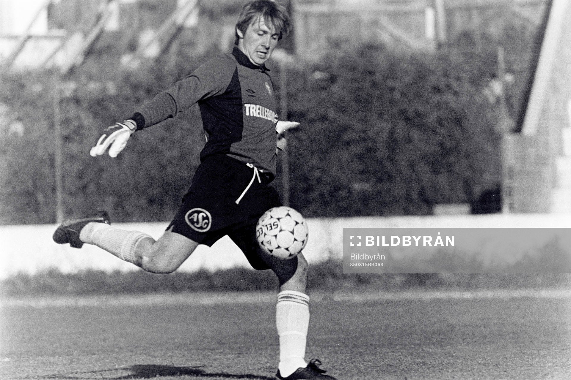 Fotboll, Allsvenskan, Trelleborg, förhands: Anders Andersson, målvakt i Trelleborg.